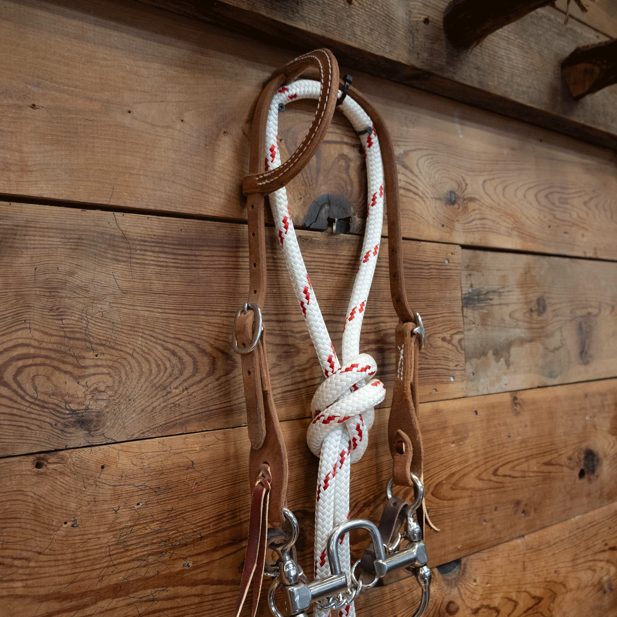 Cow Horse Supply "LB" Correction Bridle Rig w/ Draw Reins - Image 2