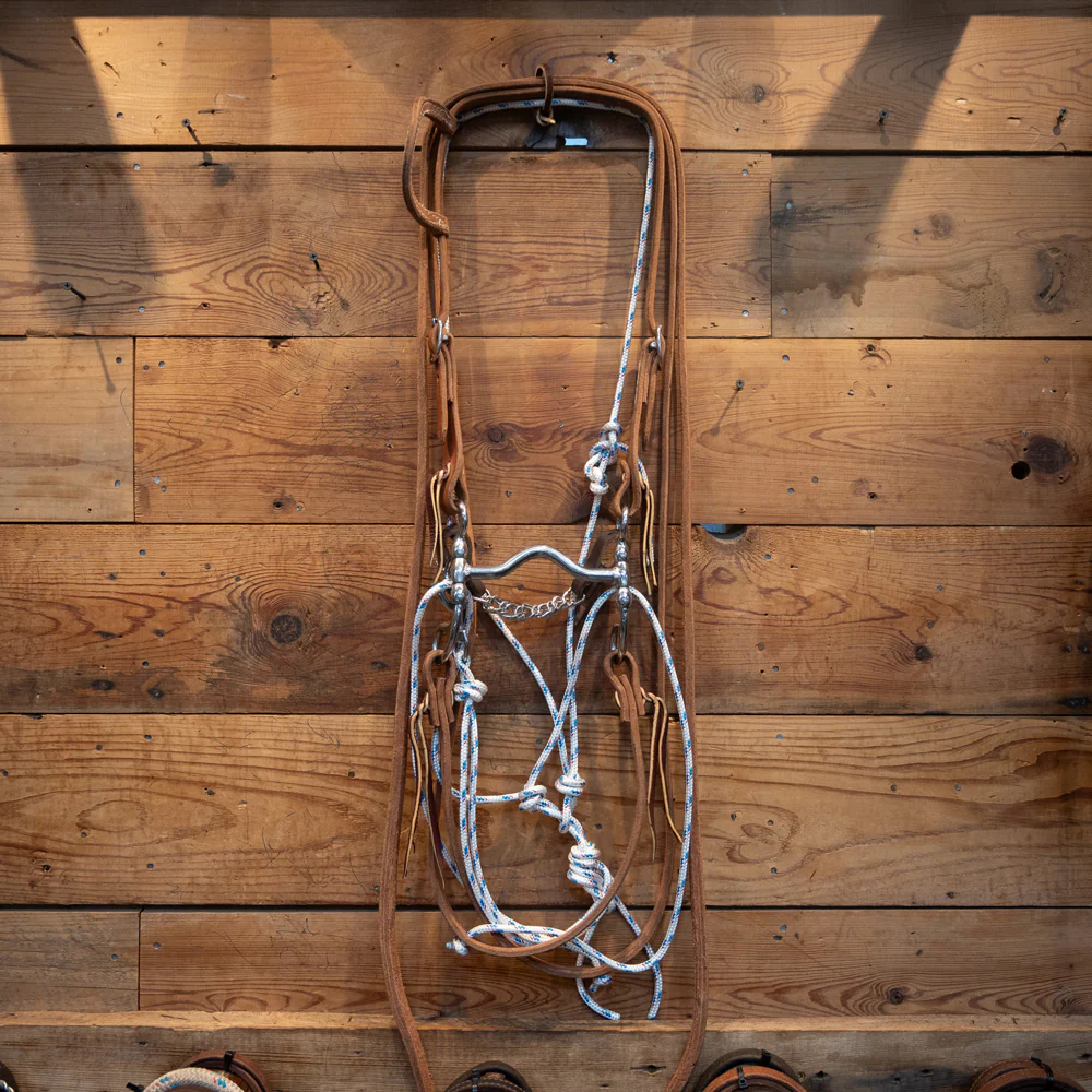 CHS Low Port Bridle Rig w/ Split Reins and a String Martingale - Image 2
