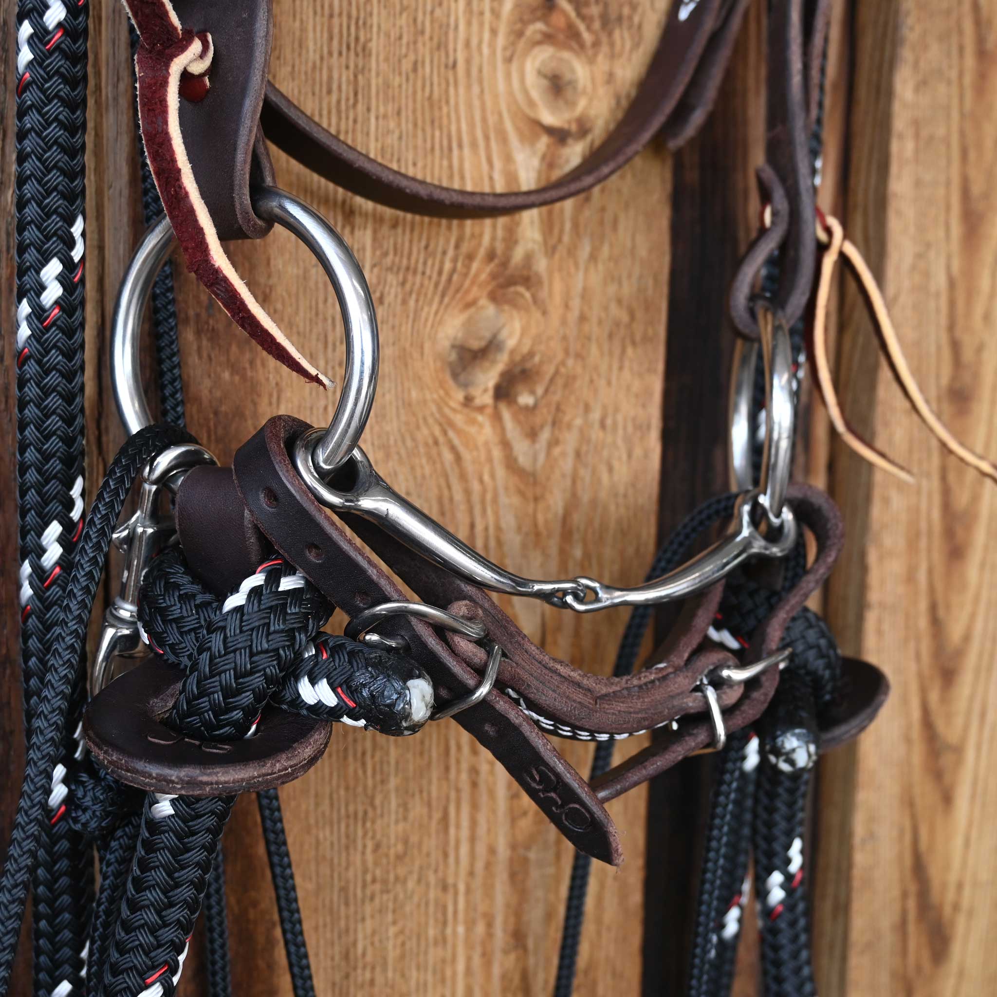 Cow Horse Supply O-Ring Smooth Snaffle Bridle Rig - Image 2