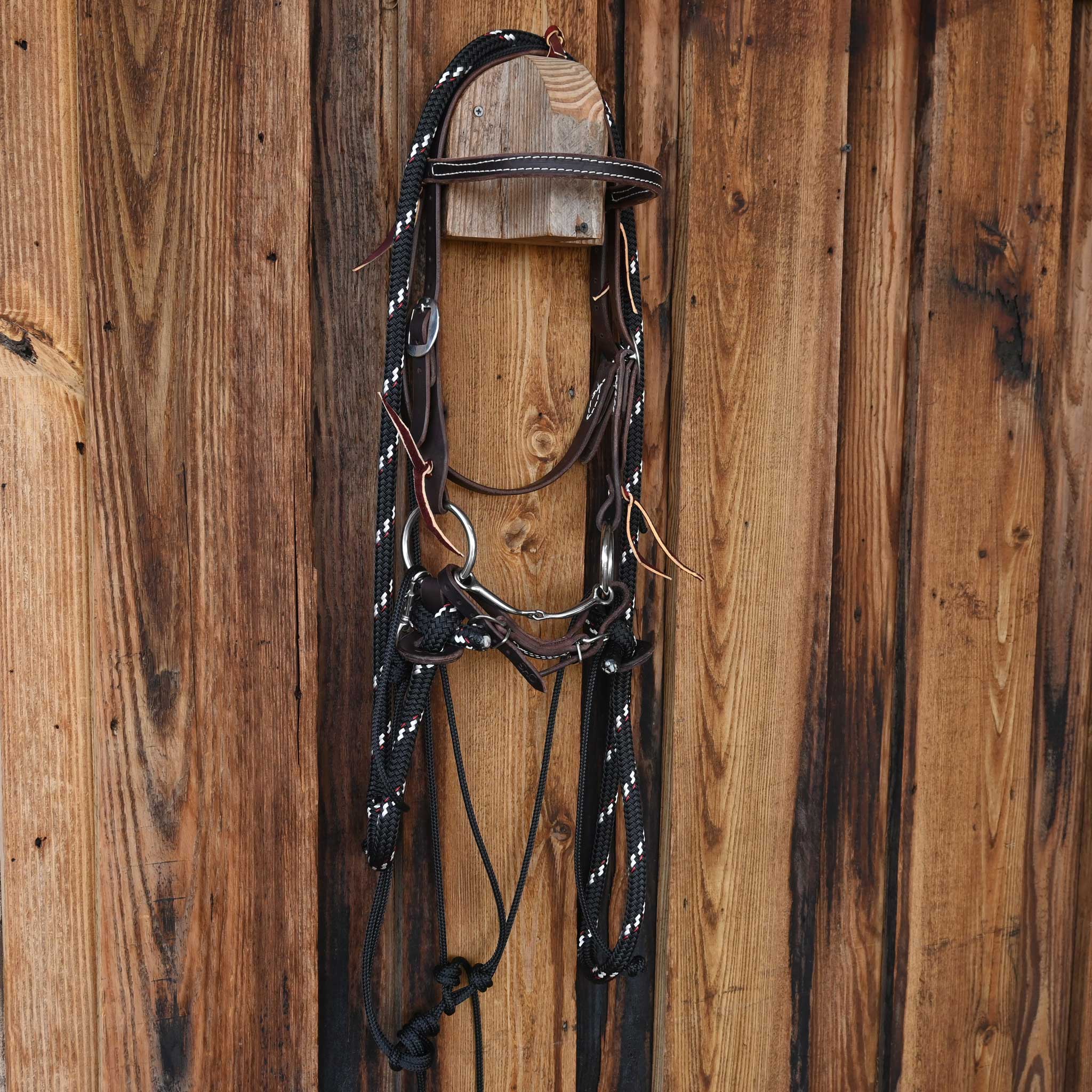 Cow Horse Supply O-Ring Smooth Snaffle Bridle Rig - Image 4