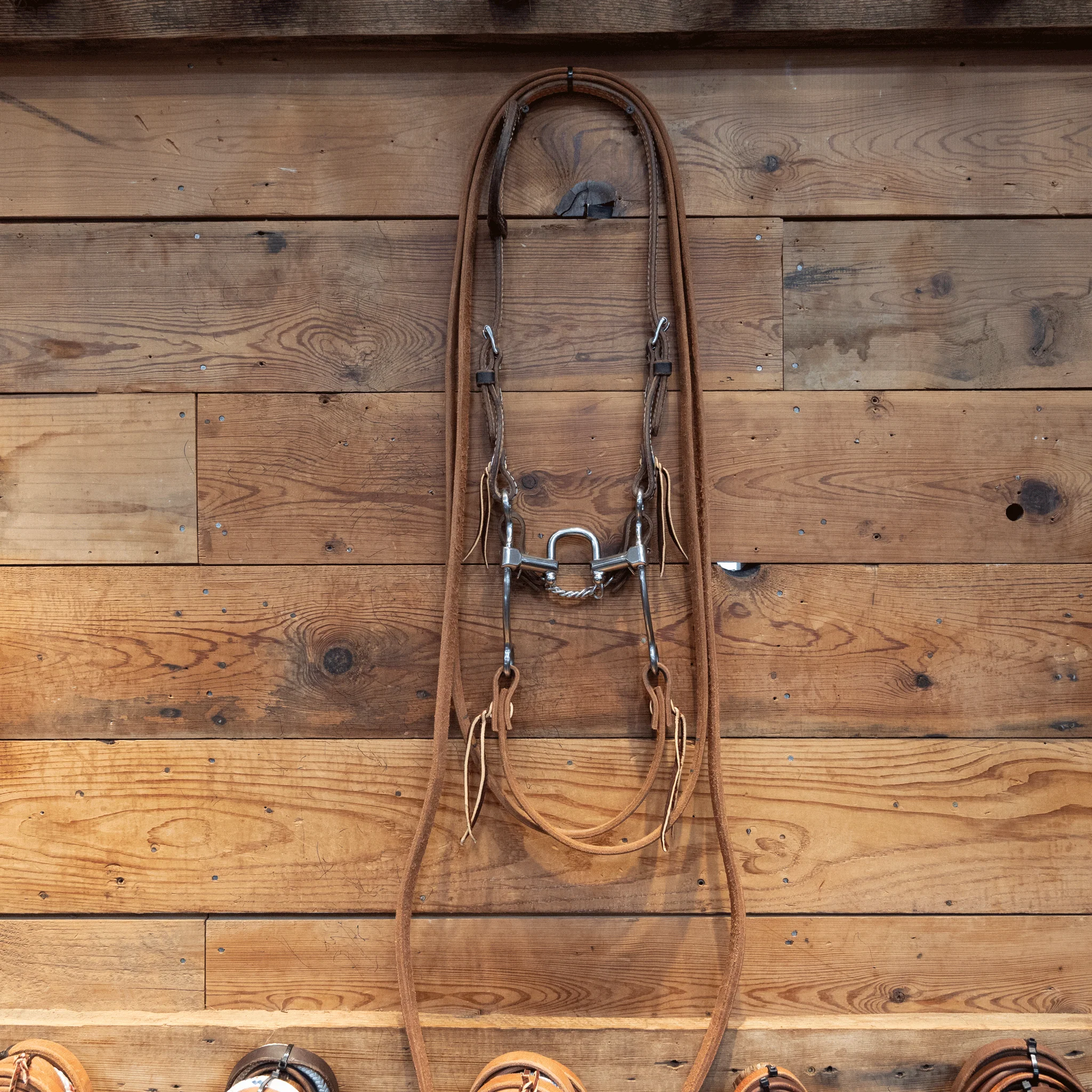 Cow Horse Supply "LB" Correction w/ Full Drop Bridle Rig - Image 4