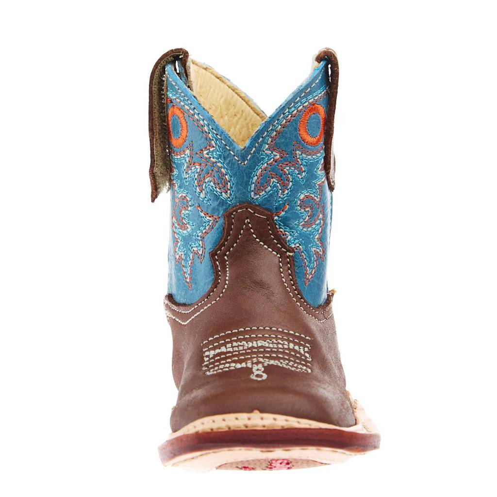 Roper Infant Cowbabies Burnish Brown Leather Boot - Image 2