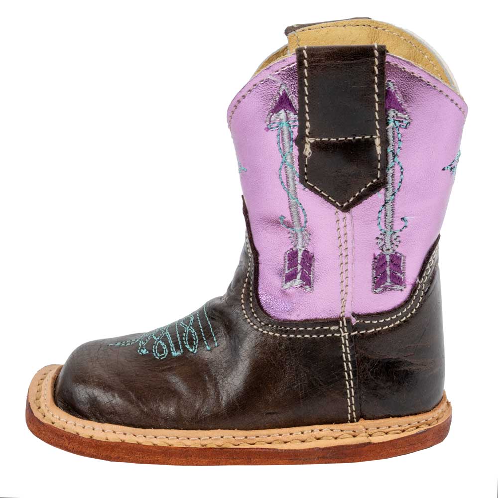Roper Infant Cowbabies Marble Brown Western Boot - Image 2