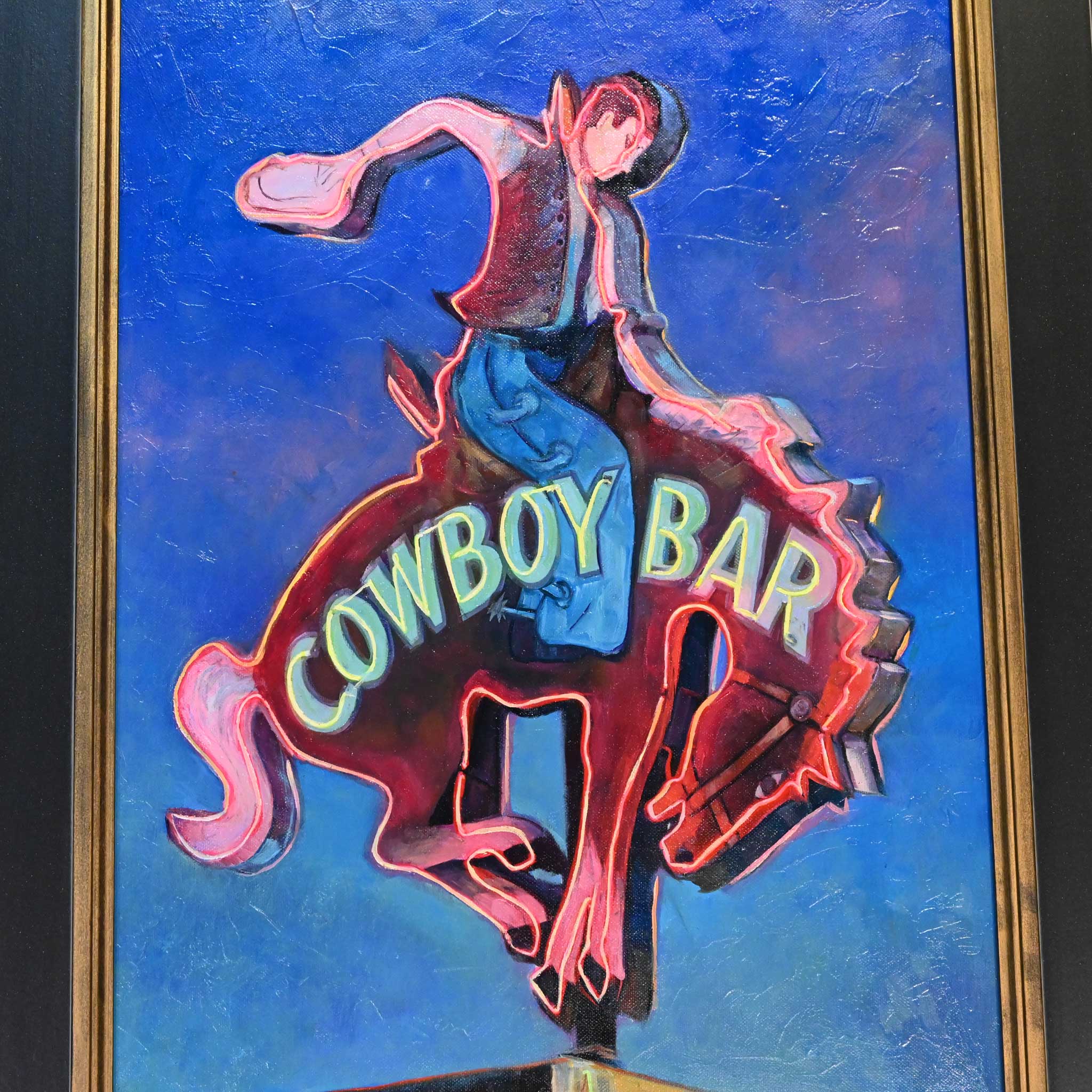 Cowboy Bar Neon by Jennifer Johnson - Image 2
