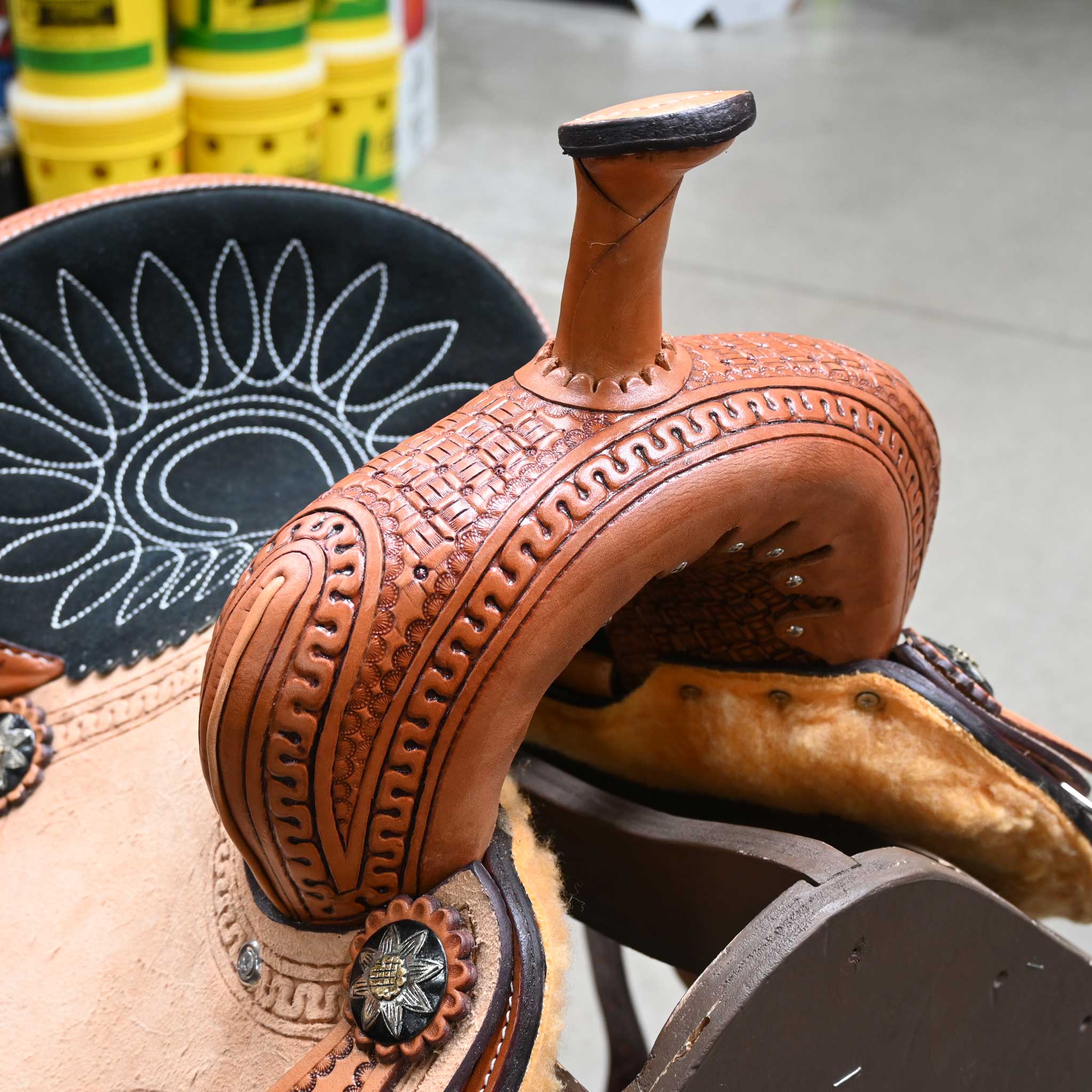 COWBOY PRO YOUTH BARREL SADDLE - Image 2