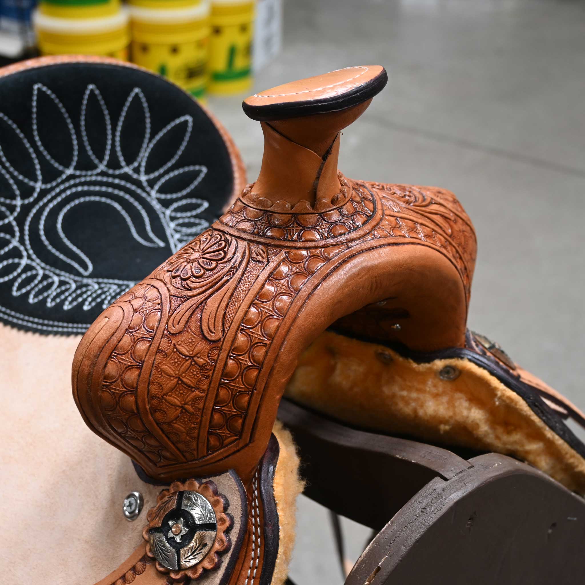 COWBOY PRO YOUTH TEAM ROPING SADDLE - Image 2