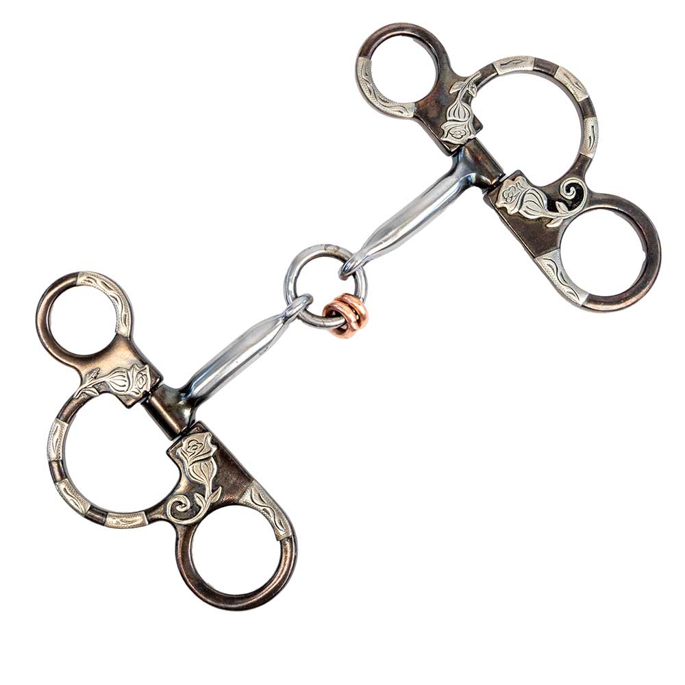 Cowboy Tack Big Rose Lifesaver Bit