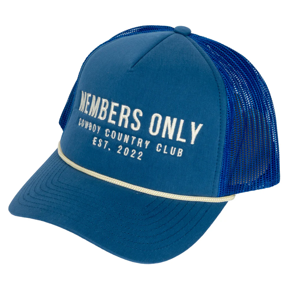 Cowboy Country Club Cowgirl Trucker Hat