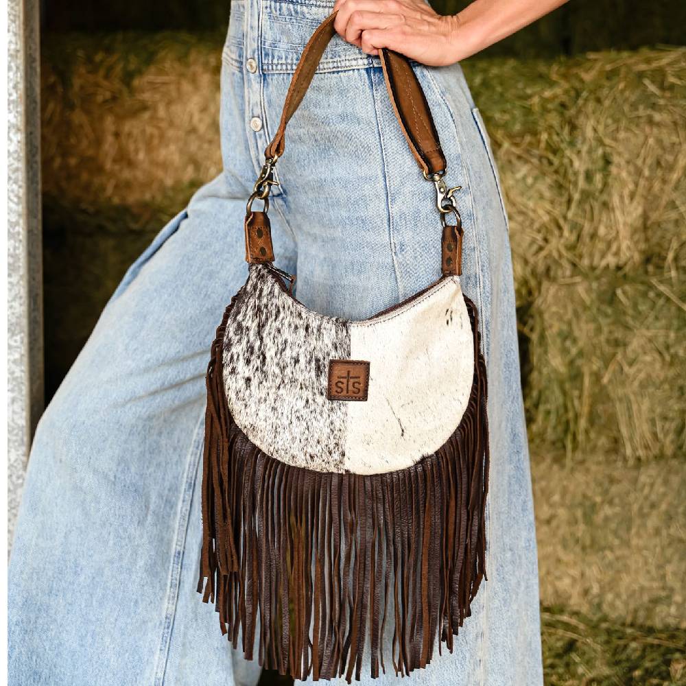 STS Ranchwear Cowhide Nellie Fringe Bag - Image 3
