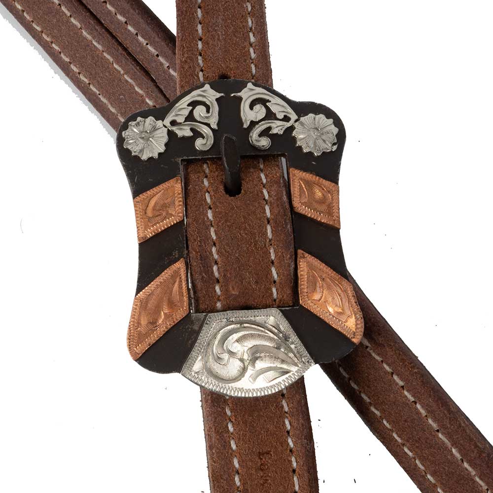Cowperson Tack 3/4" Slit Ear Headstall - Image 2