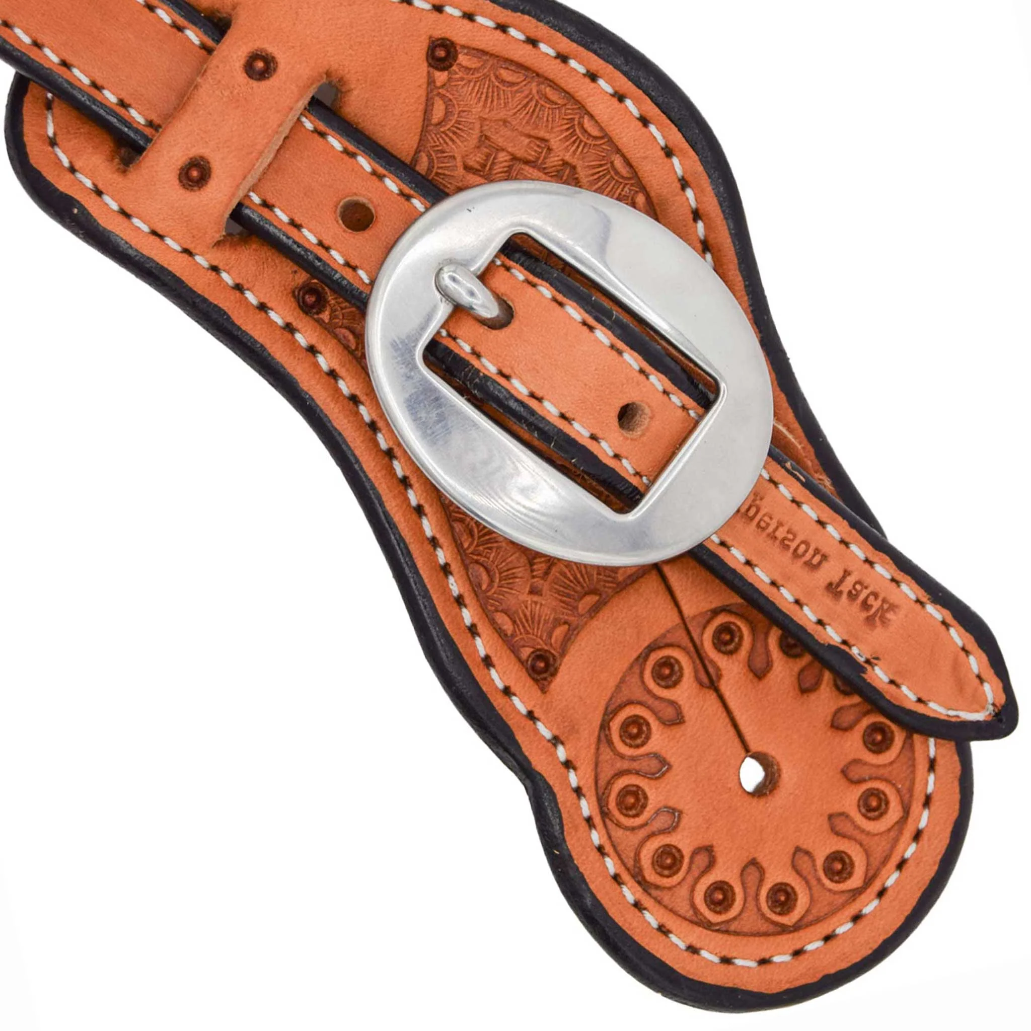 Cowperson Tack Ladies Basketweave Spur Straps - Image 5