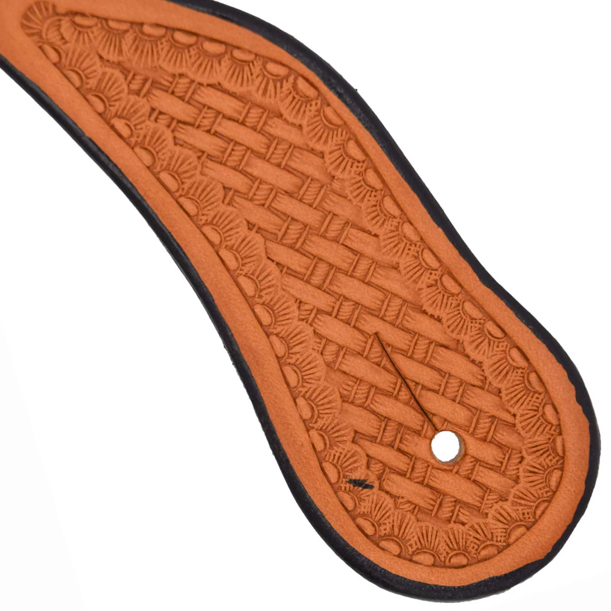 Cowperson Tack Youth Basket Stamped Spur Straps - Image 3