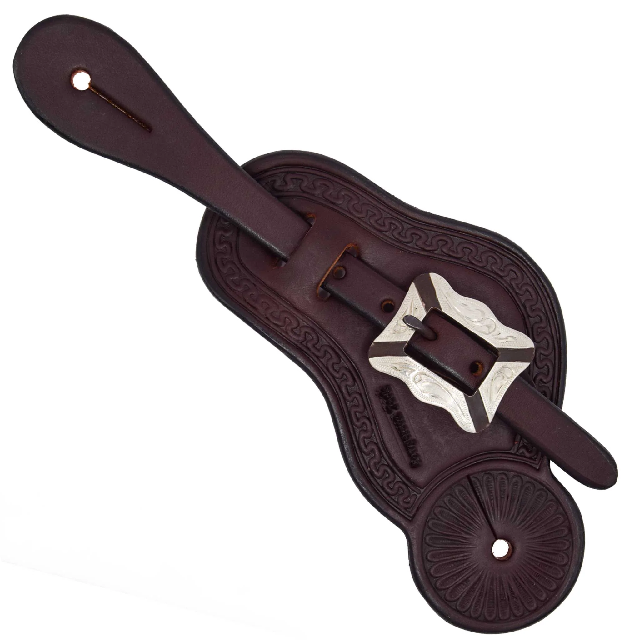 Cowperson Tack Running W Buckaroo Spur Straps w/Fancy Buckle - Image 2