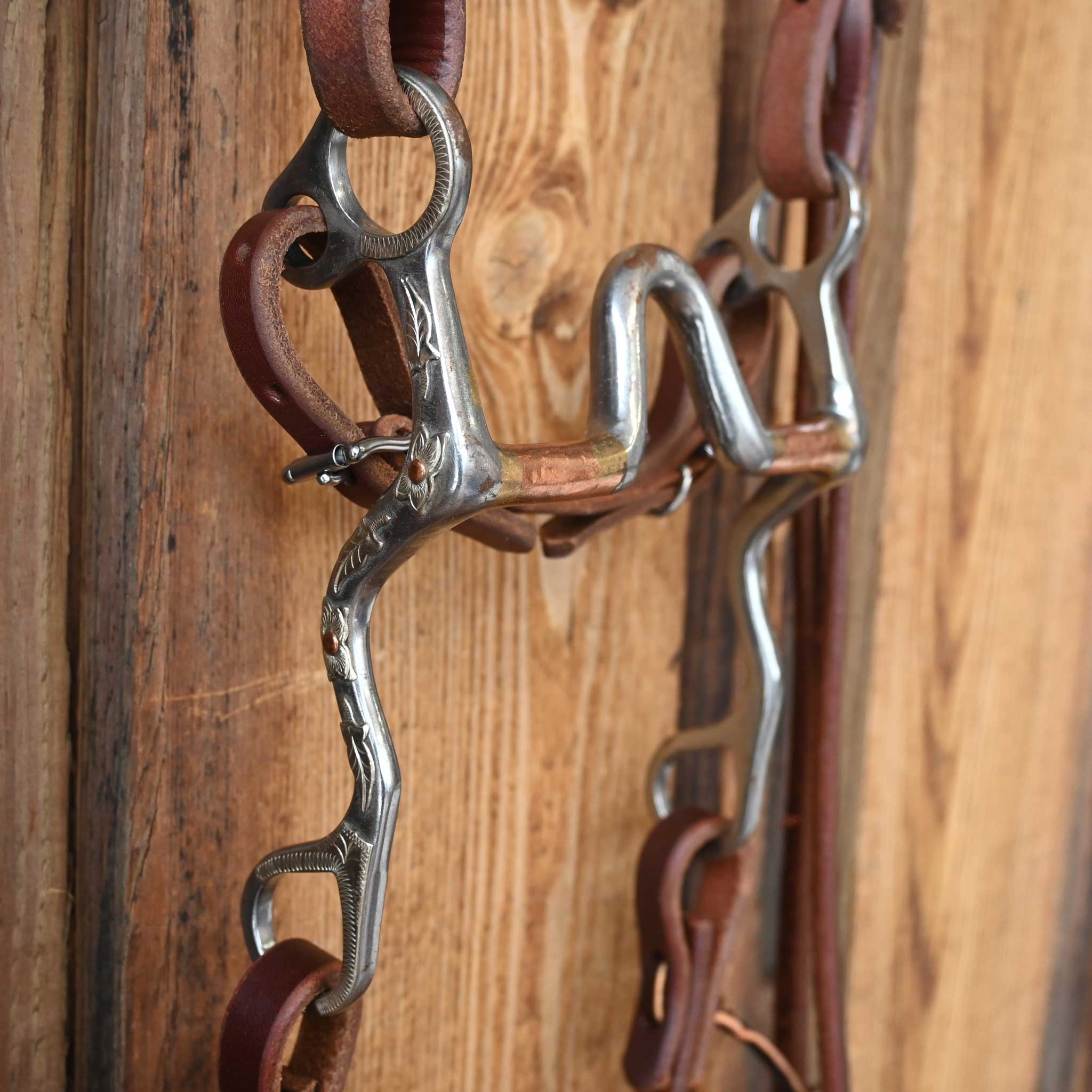 Cowpuncher Solid Port Bridle Rig w/All New Leather