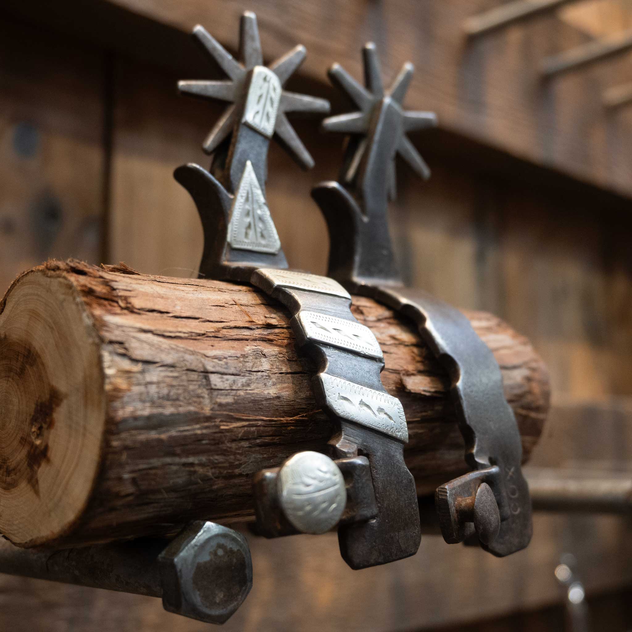 Cox 8pt Silver Bar Spurs - Image 3
