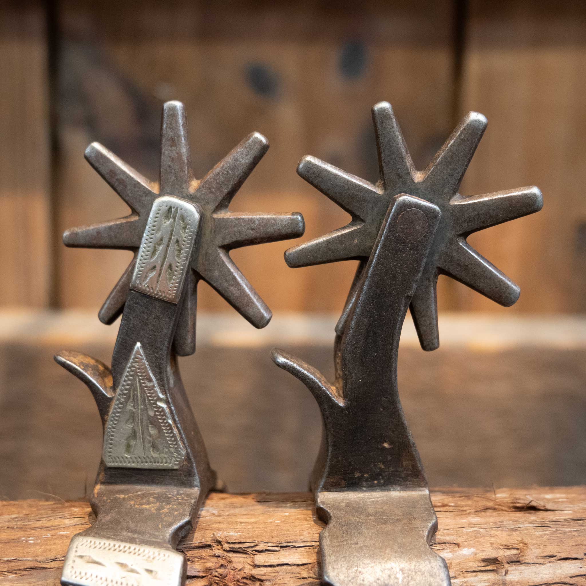 Cox 8pt Silver Bar Spurs - Image 4