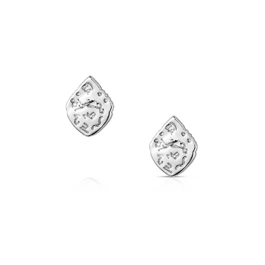 Montana Silversmiths Crowned Glacier Earrings - Image 2