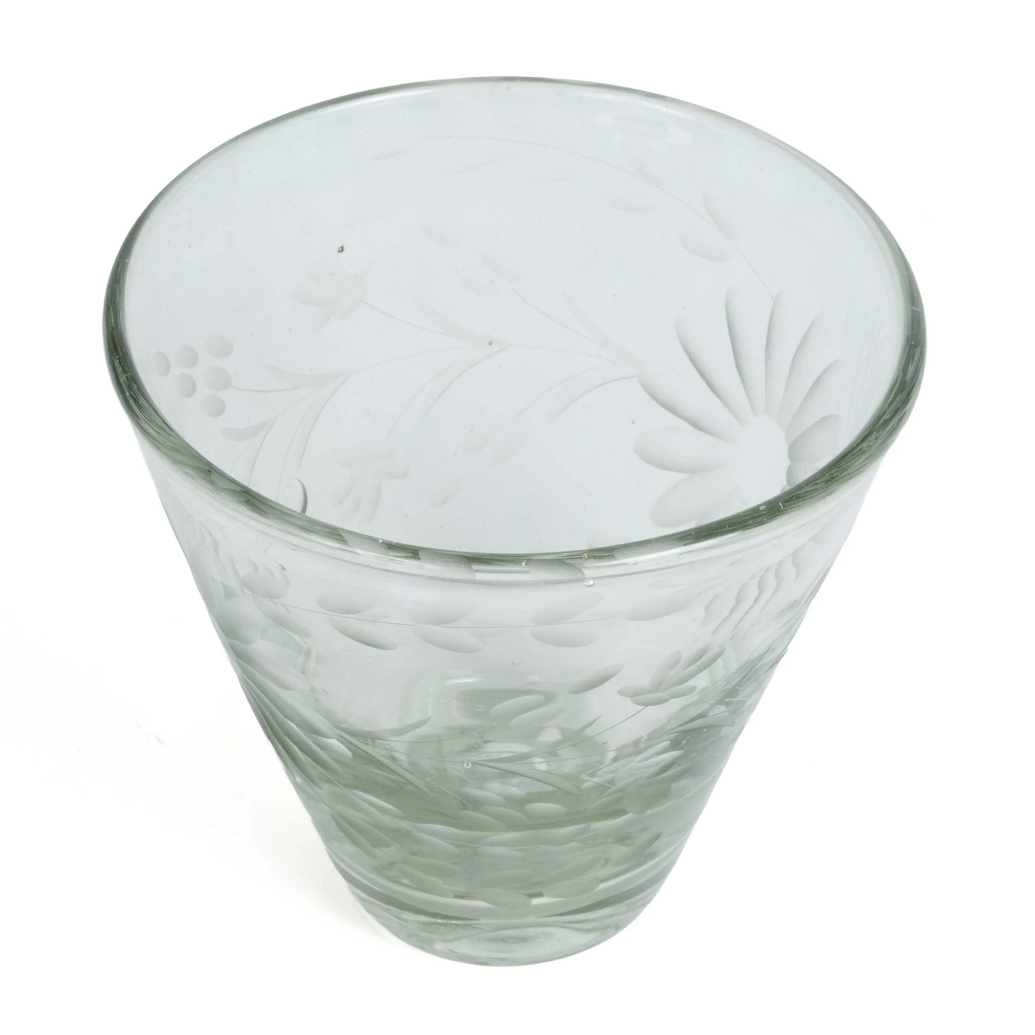 Crystal Italian Wine Glass - Sunflower - Image 2