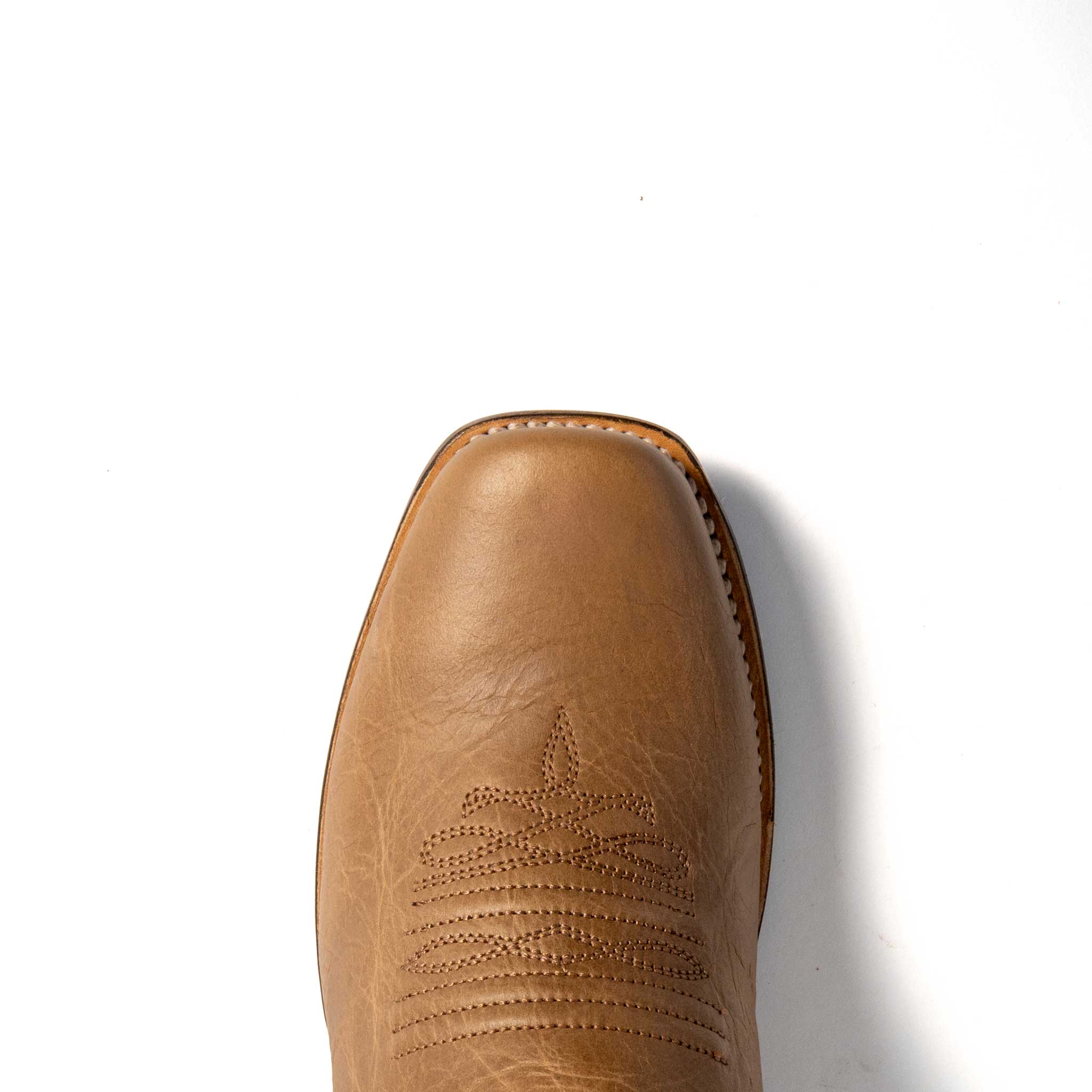 Roper Women's Cutter Toe Burnish Tan Leather Western Boot - Image 2