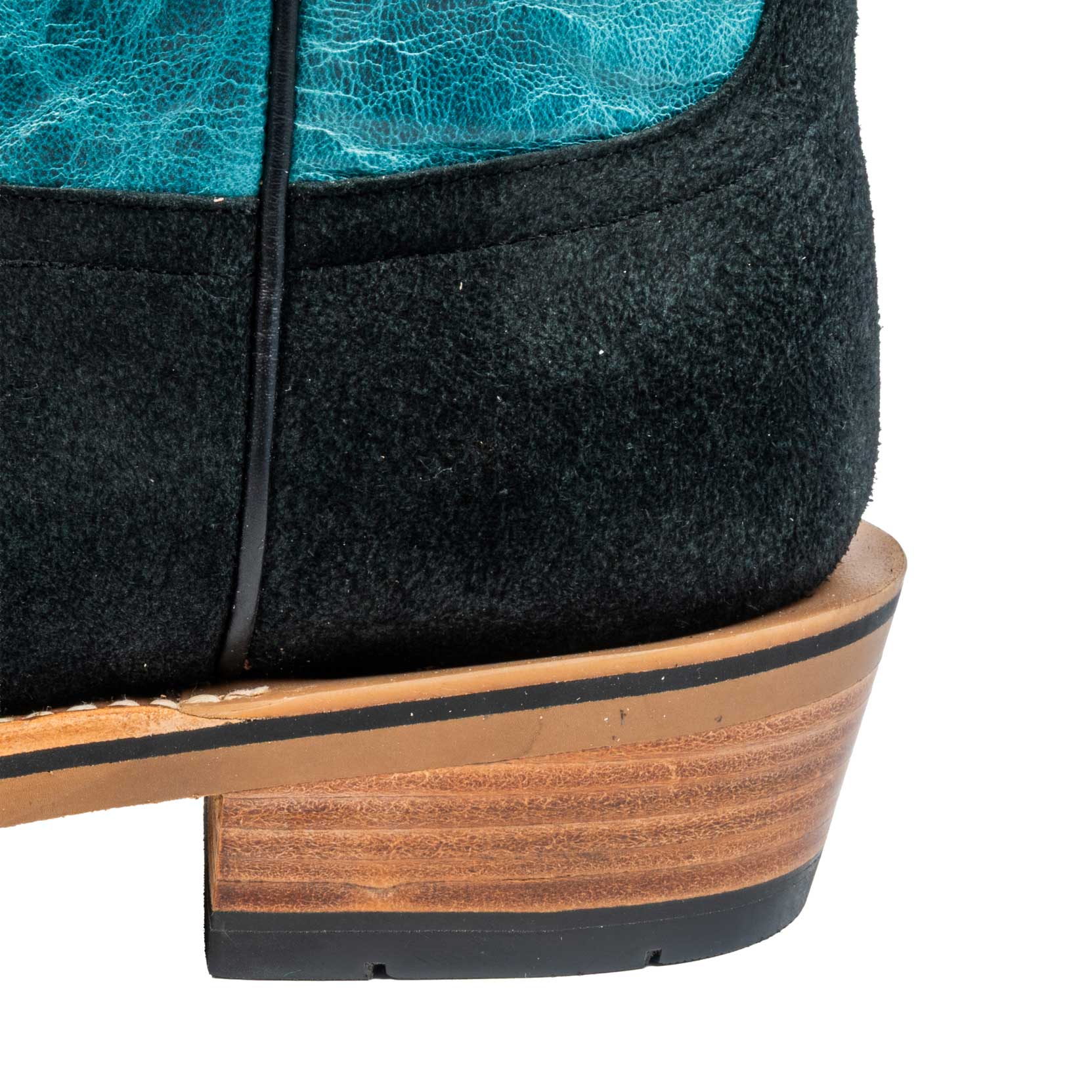Horse Power Men's Cutter Toe High Noon Black Roughout Suede Western Boot - Image 3