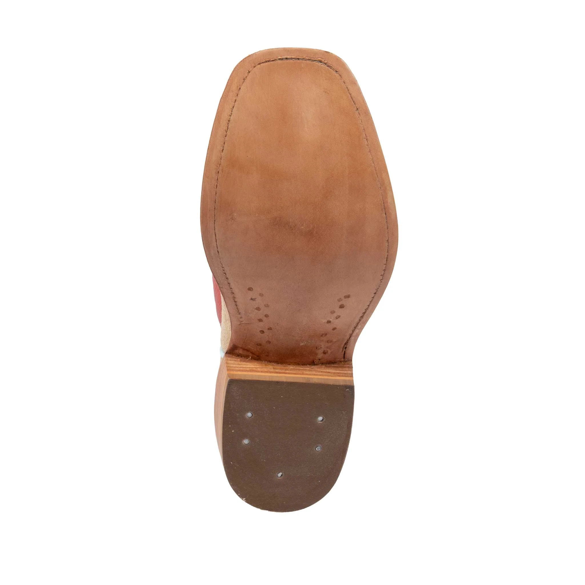 Rios of Mercedes Men's Cutter Toe Tan Crazyhorse Western Boot - Image 4