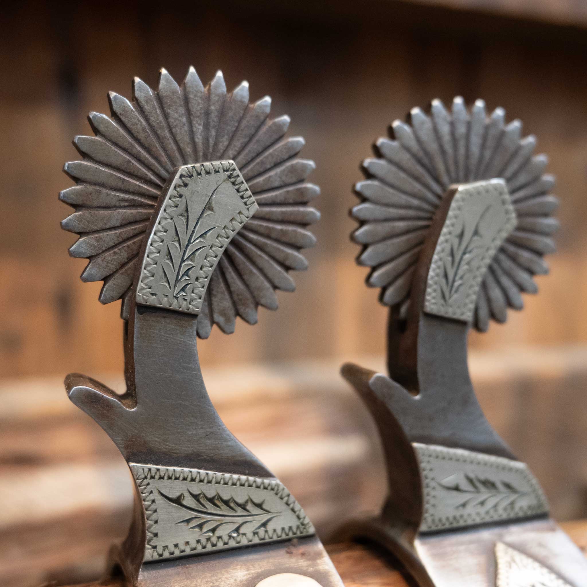 D. Graham #165 Mounted Silver Spurs - Image 4