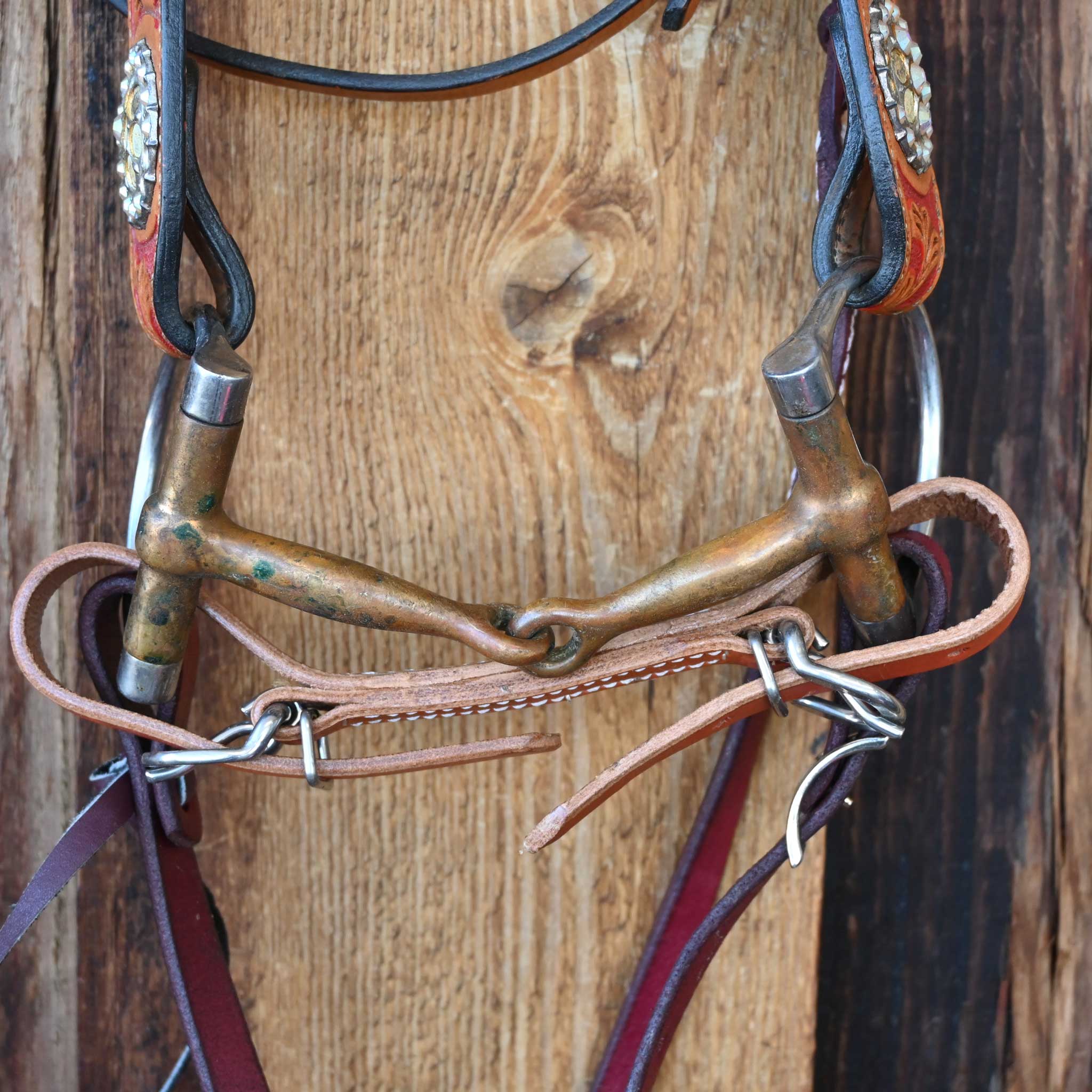 D-Ring Brass Snaffle Bridle Rig - Image 2