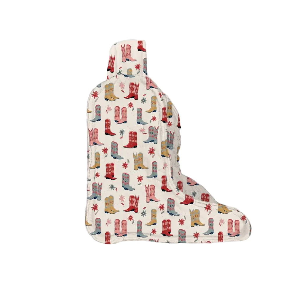 Daisy Boots Linen Baby Boot Bag
