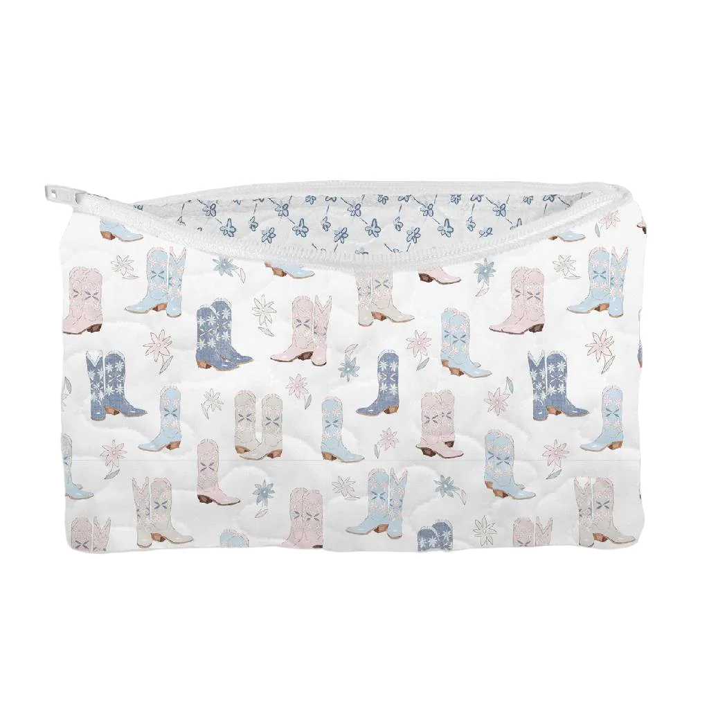 Daisy Boots Pastel Small Make Up Bag