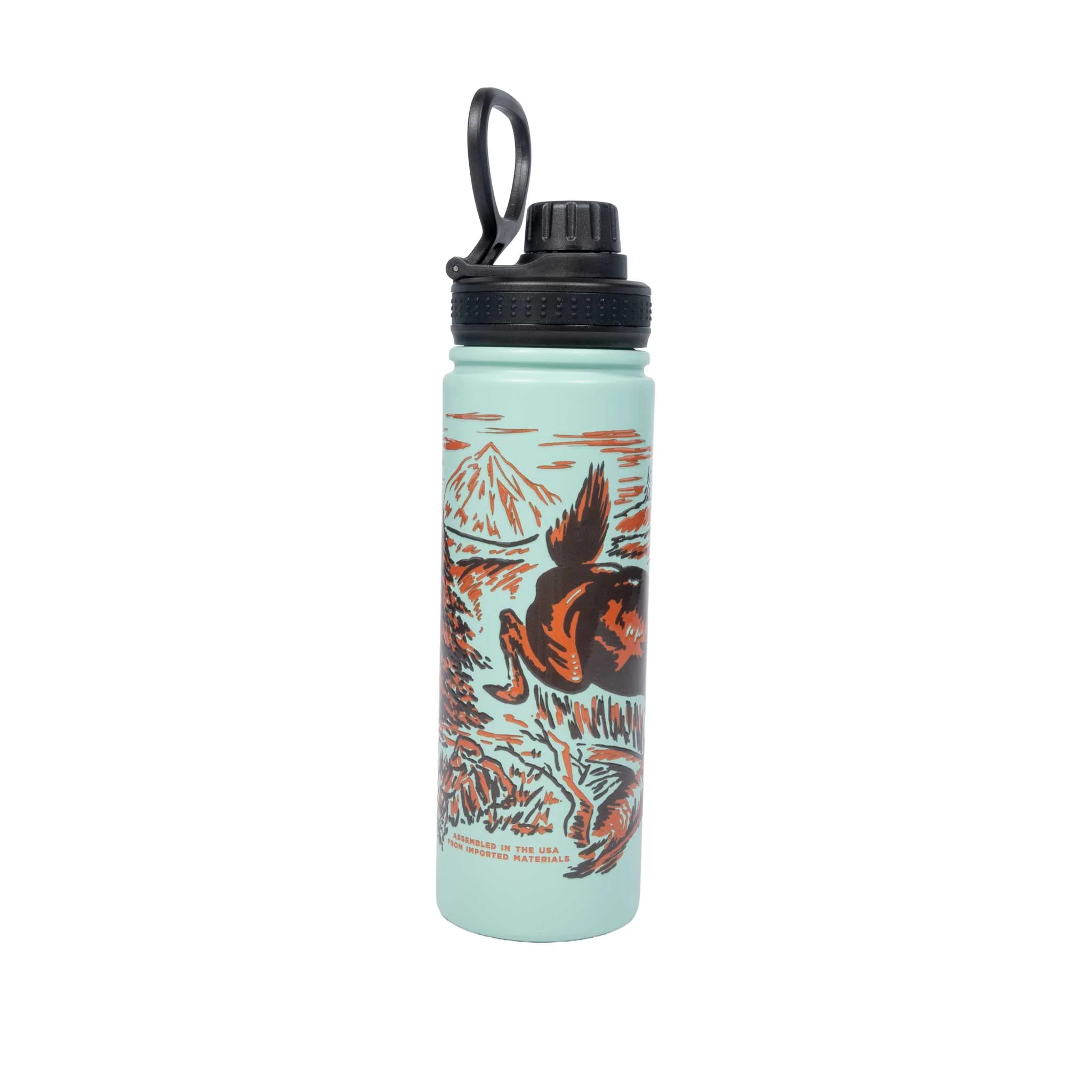 Filson Deer Metal Water Bottle - Seafoam - Image 2