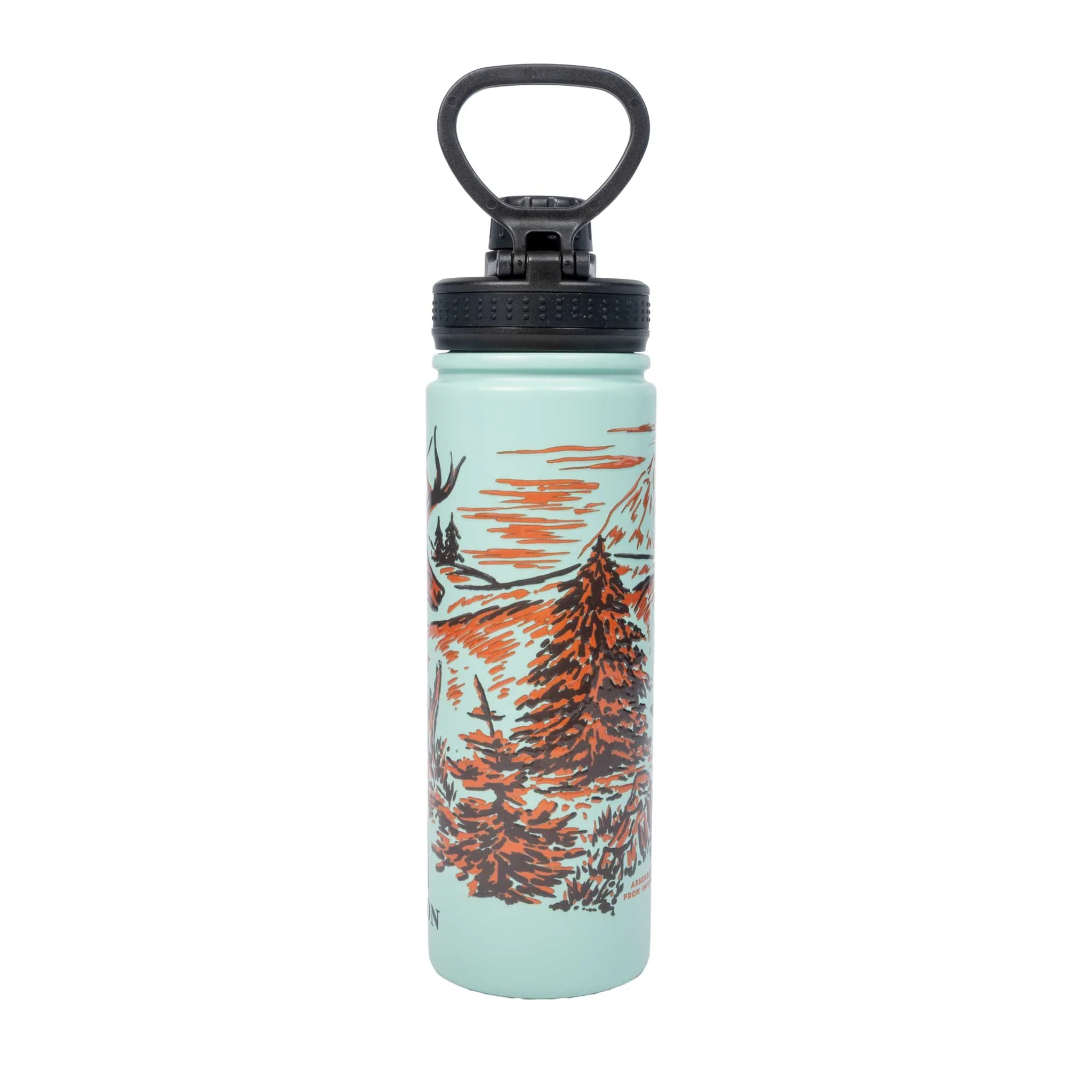 Filson Deer Metal Water Bottle - Seafoam - Image 3