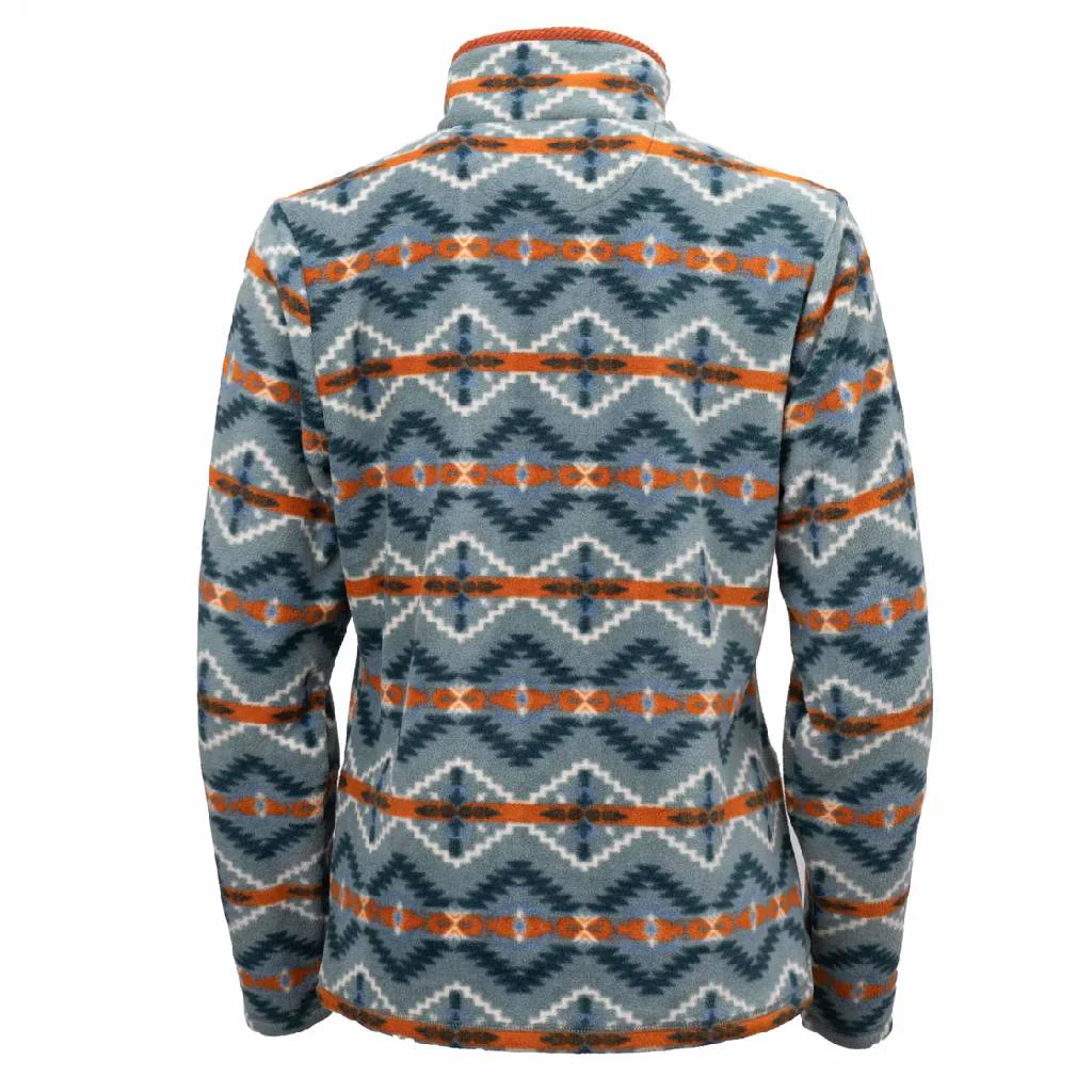 Outback Trading Women's Delaney Henley Rust Pullover - FINAL SALE - Image 2