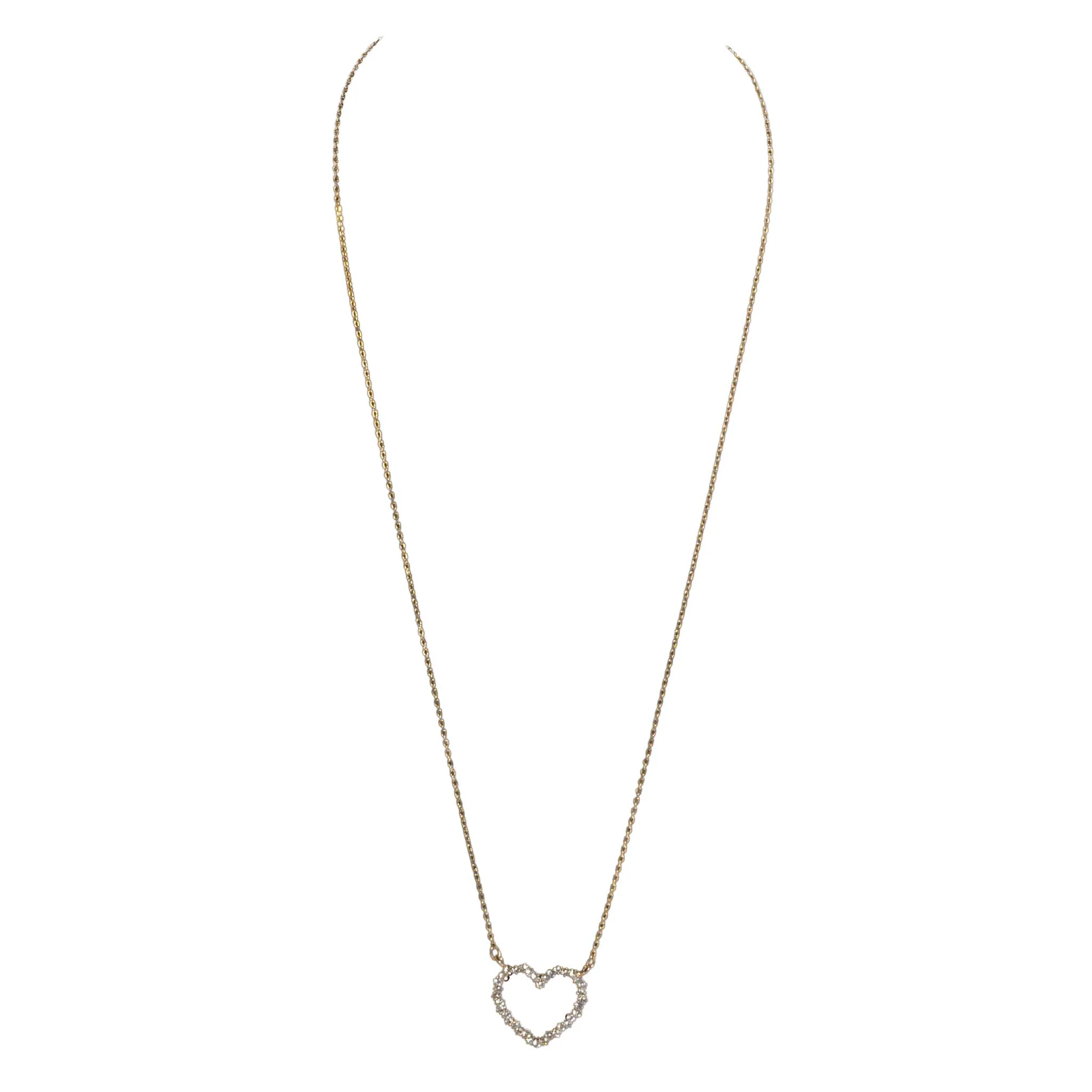 Medium Delicate Heart Necklace - Image 2