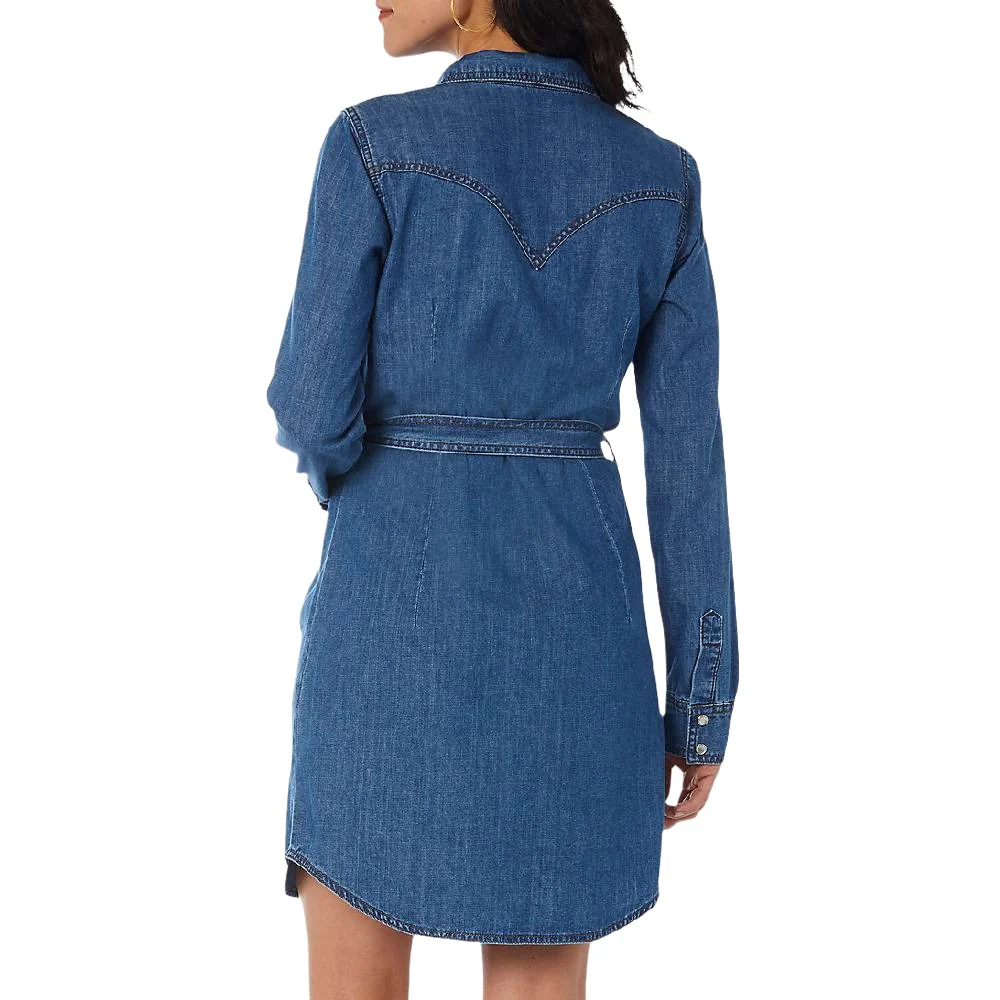 Wrangler Women's Western Denim Shirt Dress - Image 2