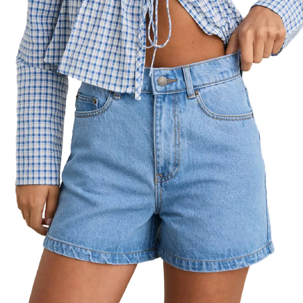 Worn Indigo Denim Short