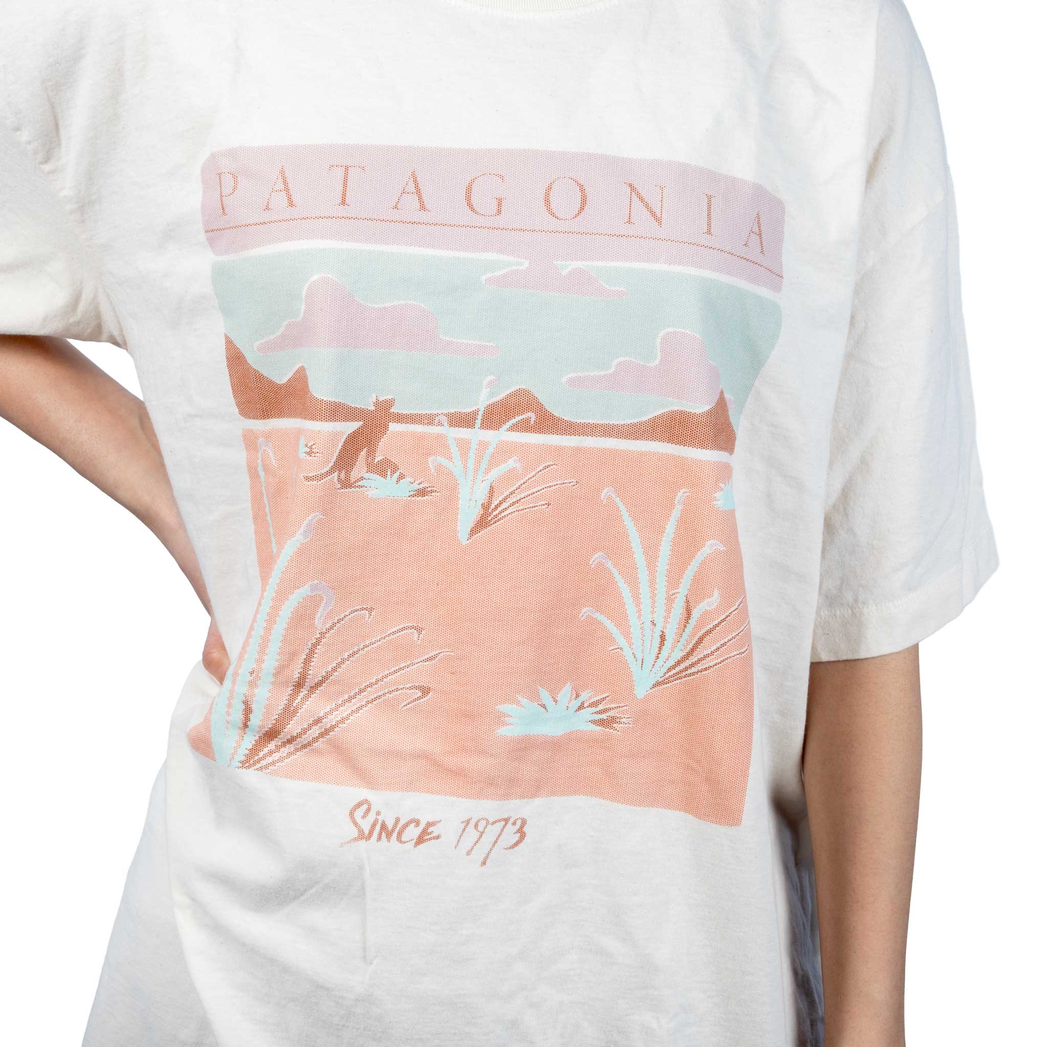 Patagonia Women's Desert Glow Oversized Tee - Undyed Natural - Image 3