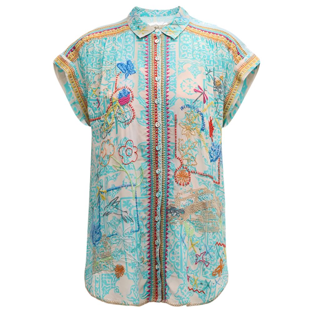 Johnny Was Dionne Button Down Blouse - FINAL SALE - Image 3