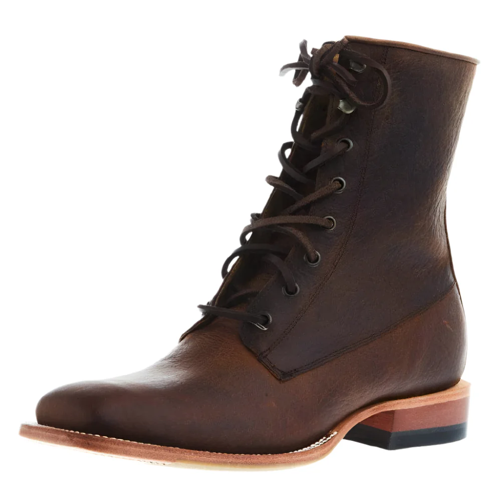 Horse Power Distressed Bison Lace Up Boot