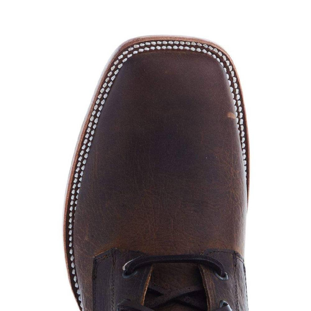 Horse Power Distressed Bison Lace Up Boot - Image 3