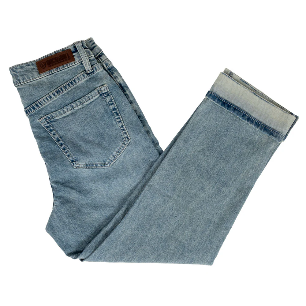 Rock & Roll Denim Women's Distressed Cropped Jean - Image 2