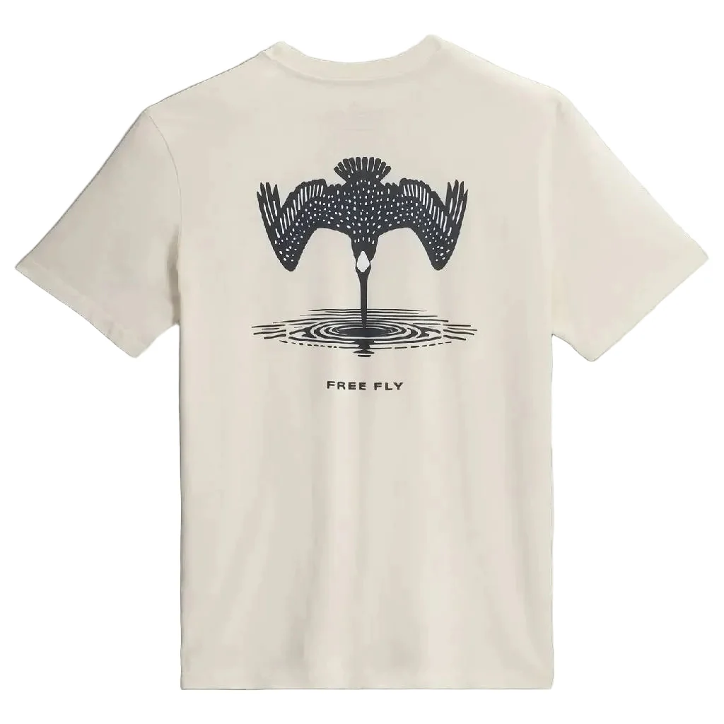 Free Fly Dive Bomb Pocket Tee - Heather Sea Salt