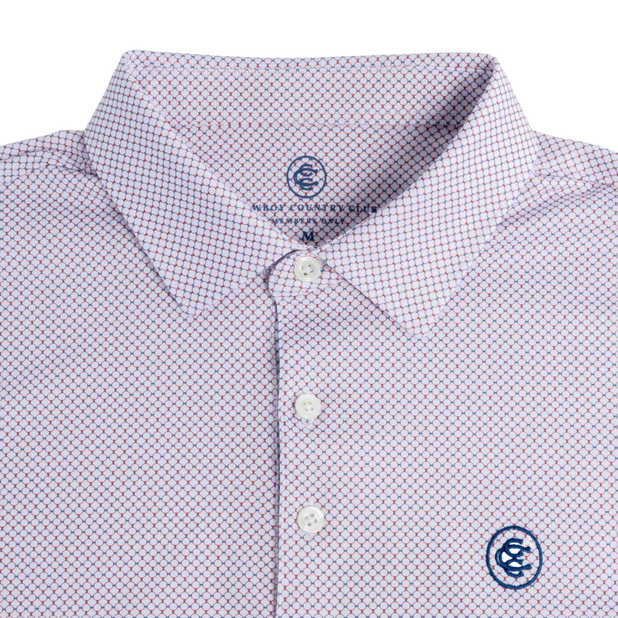 Cowboy Country Club Dockside Polo Shirt - Red - Image 3