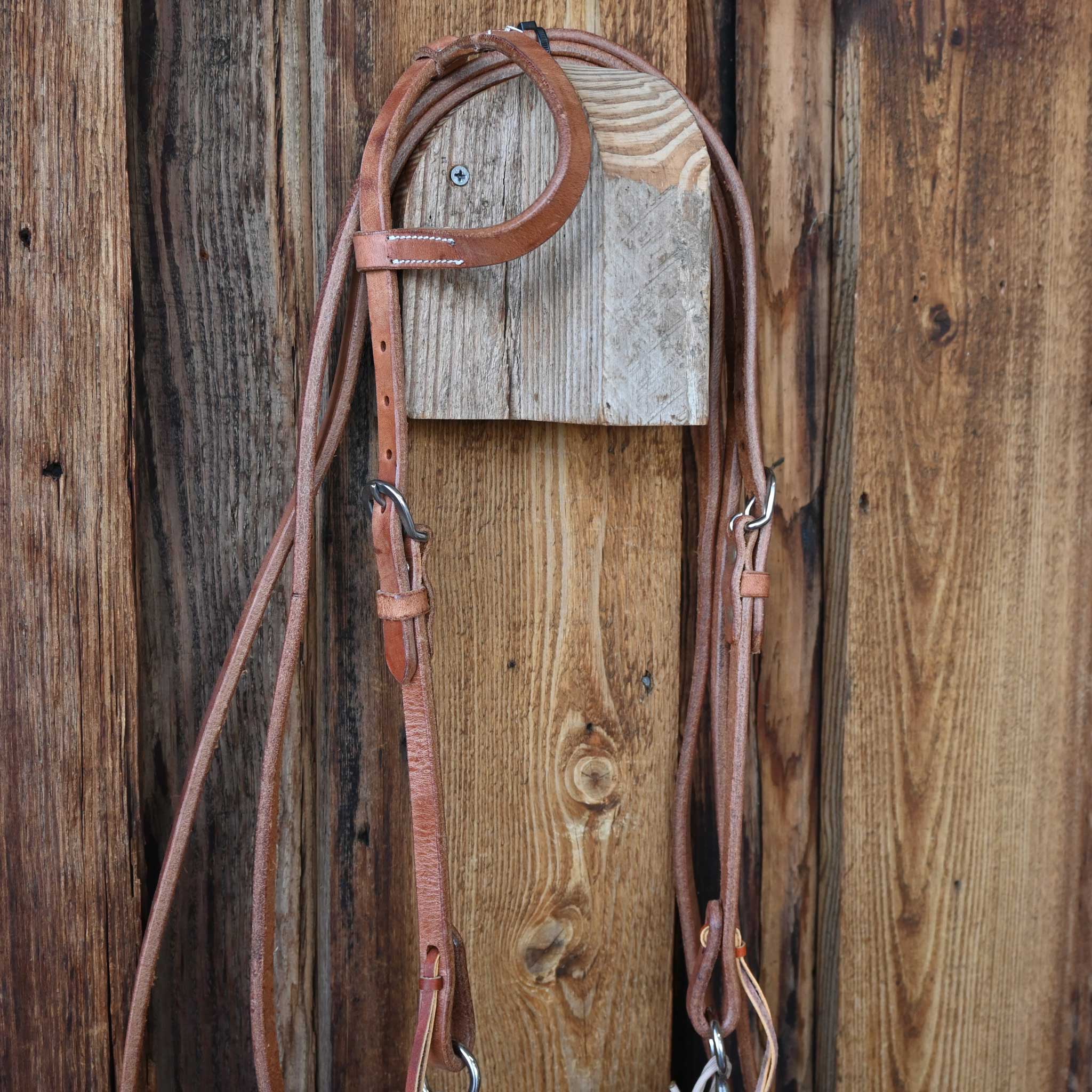 Dogbone Bridle Rig w/All New Leather - Image 3
