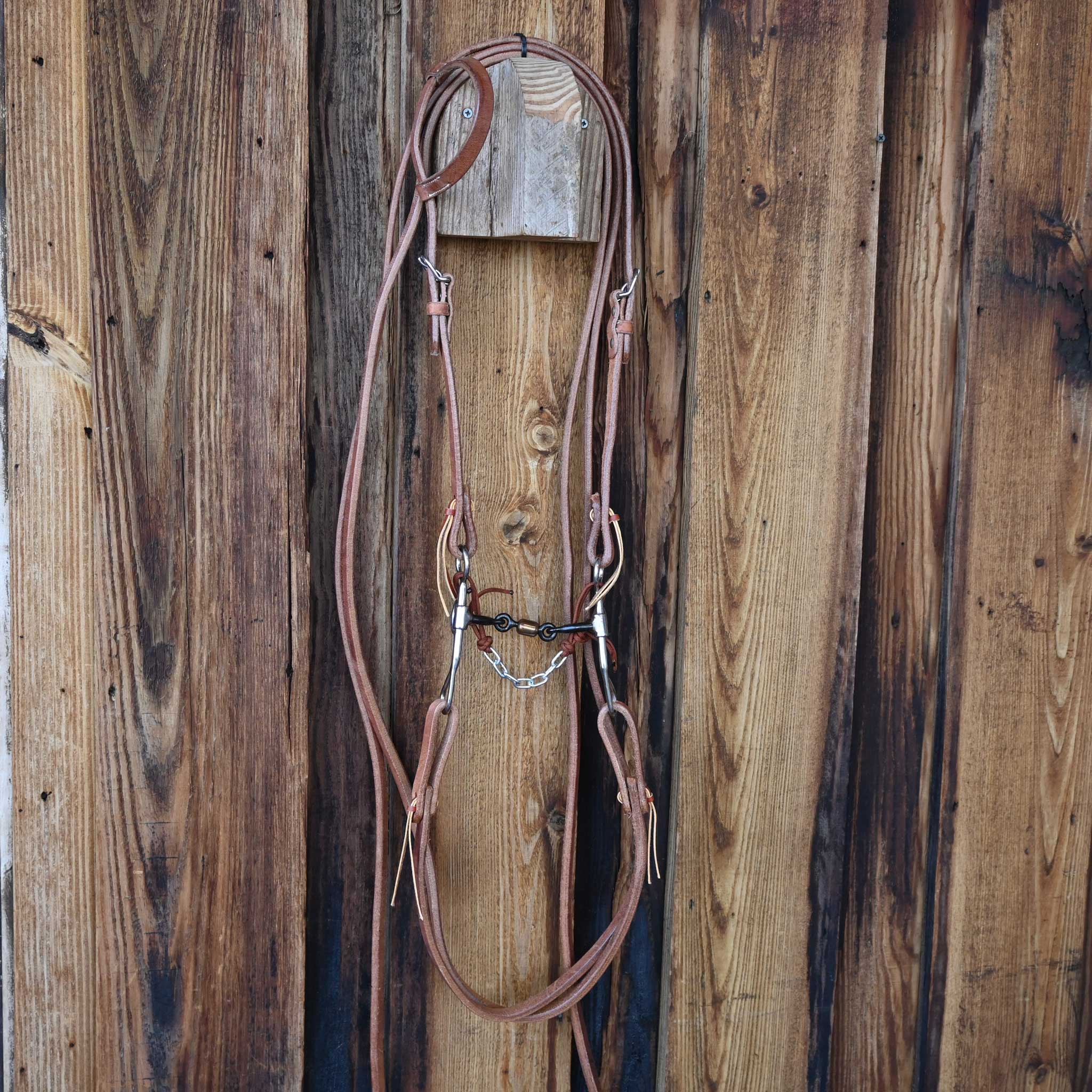Dogbone Bridle Rig w/All New Leather - Image 4
