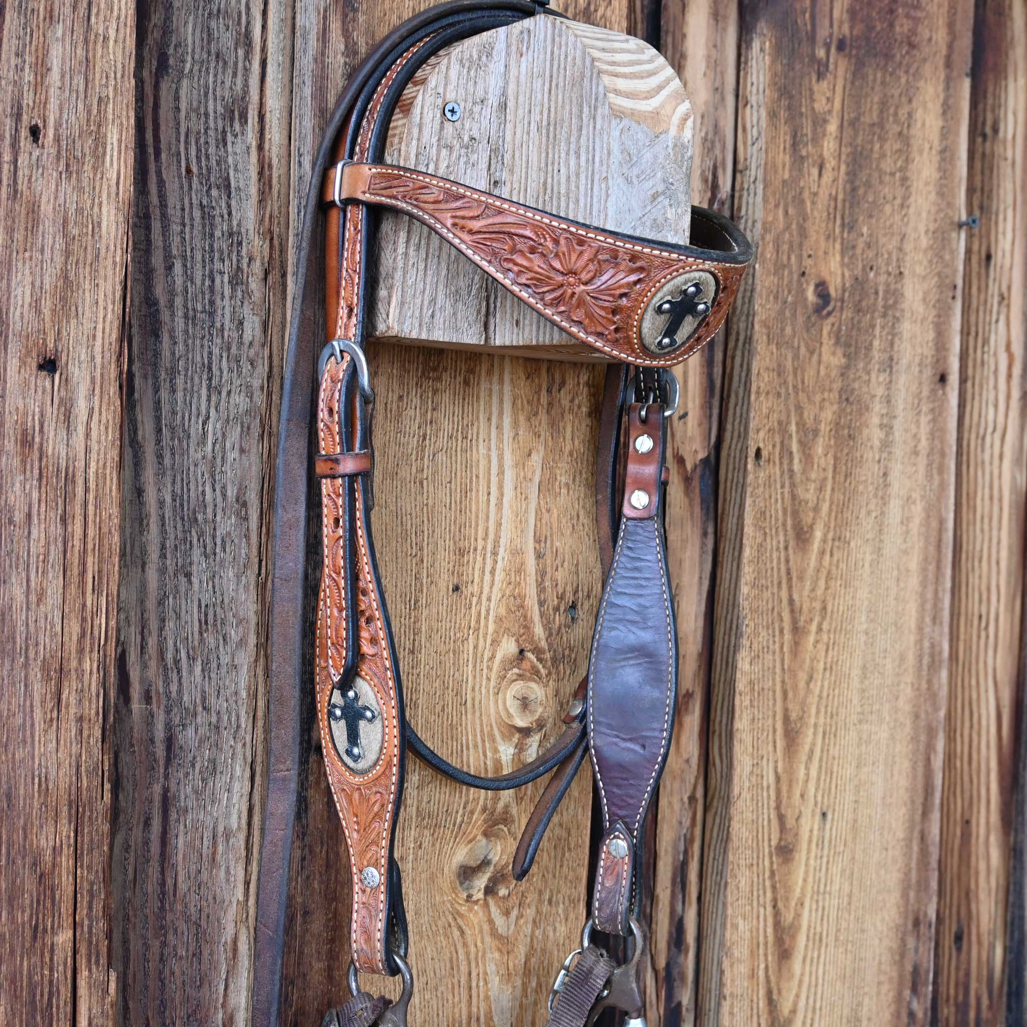 Dogbone Bridle Rig w/Browband Headstall - Image 3