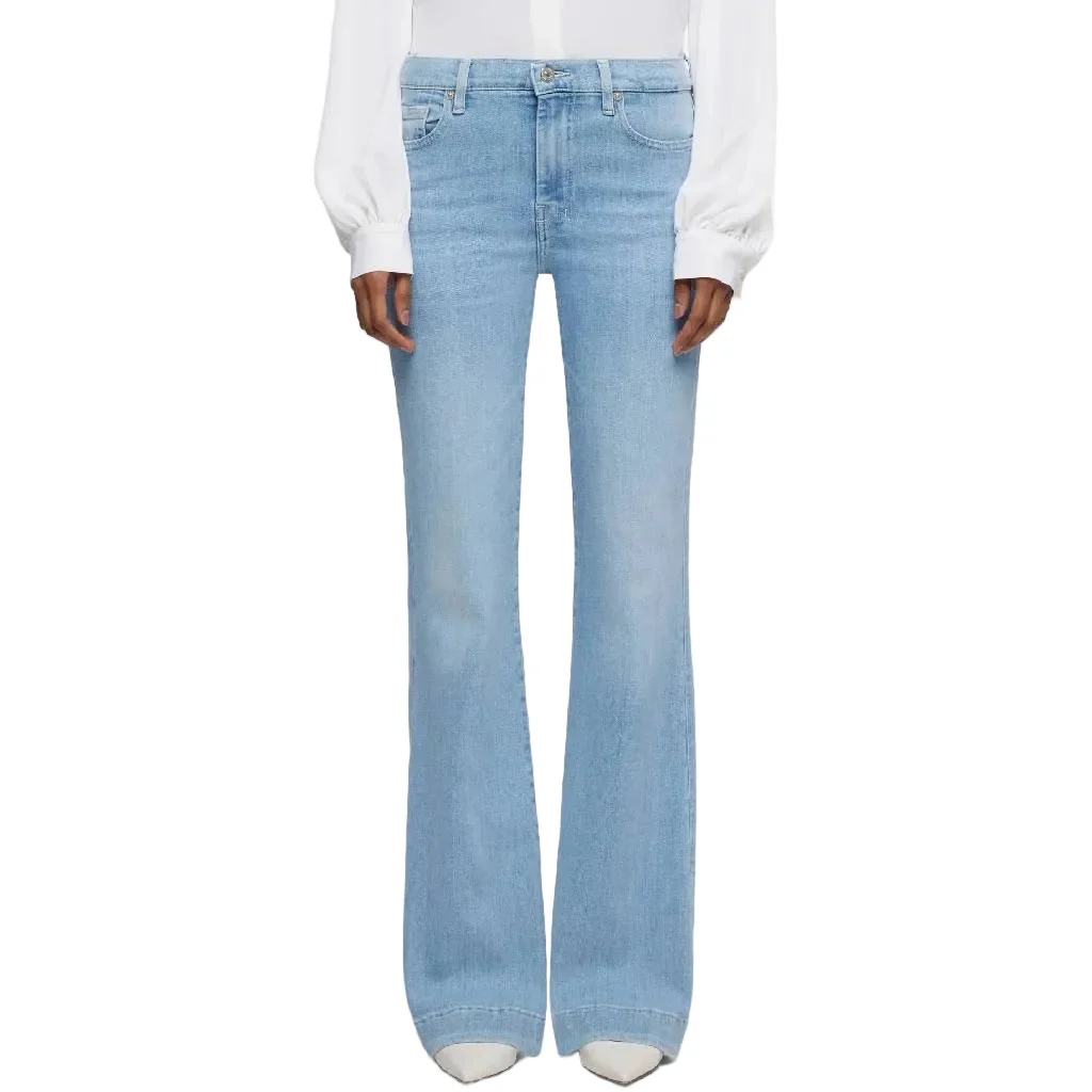 7 For All Mankind Dojo Slim Illusion - Indigo Bloom - Image 2