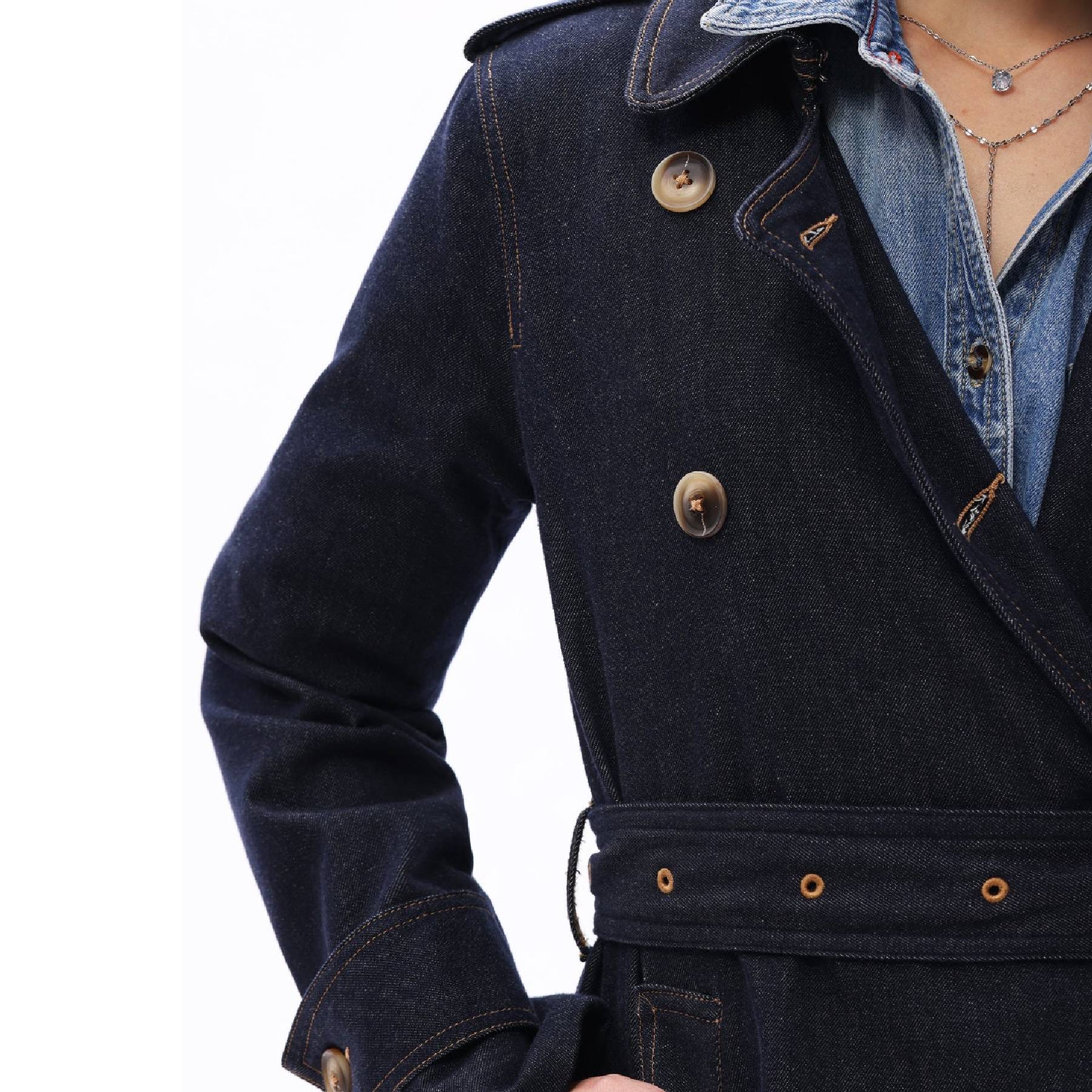 Bayeas Double Breasted Trench Coat - Image 2