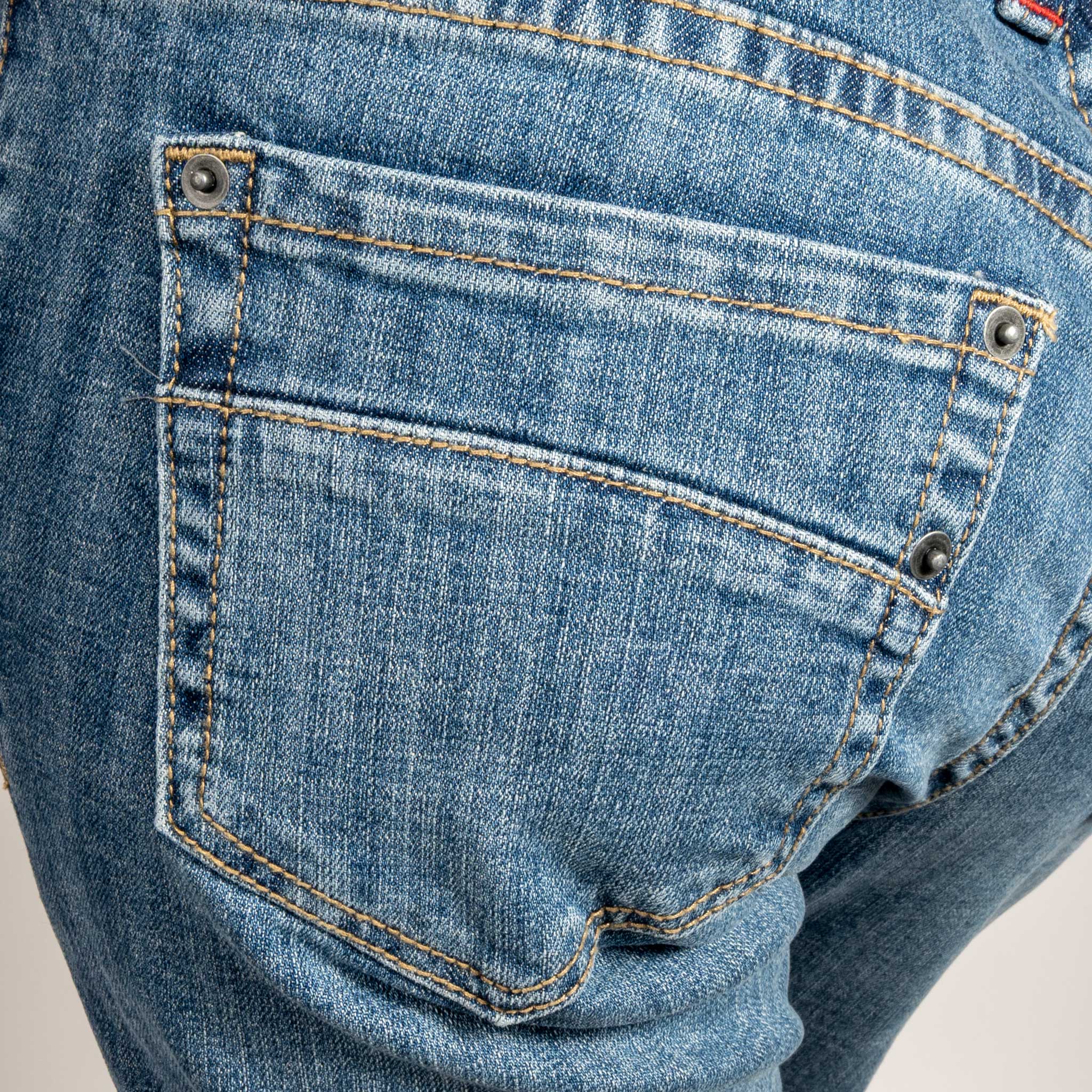 Rock & Roll Denim Women's Double Button Trouser - Image 3