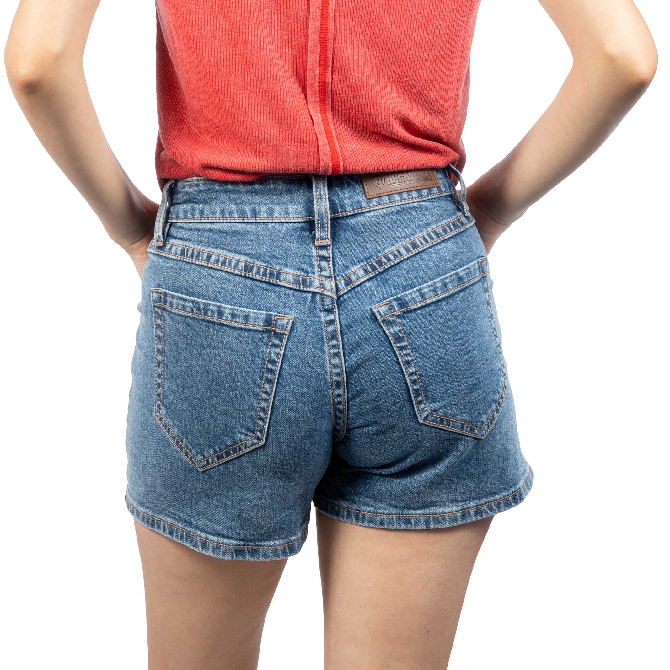 Rock & Roll Denim Women's Double Pocket Carpenter Short - Image 2