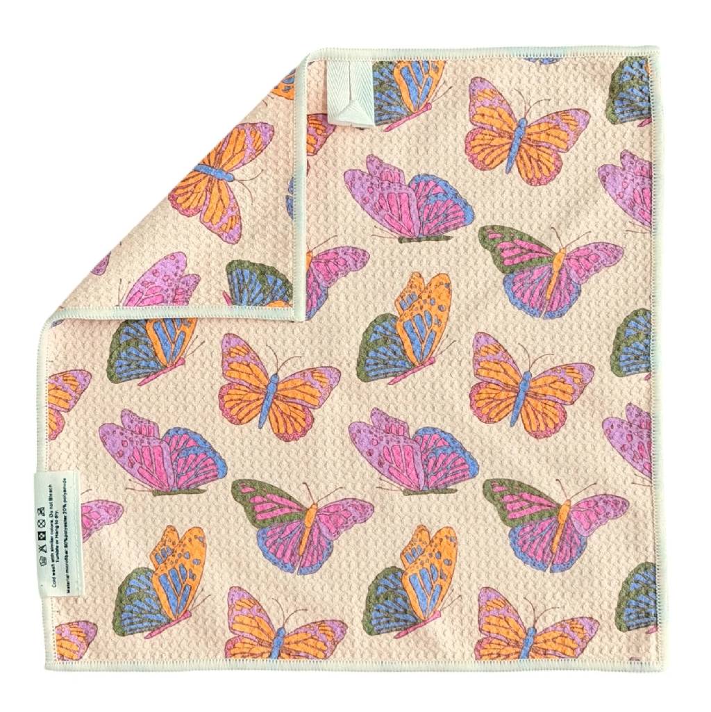 Double Sided Washcloth - Wing It Cream